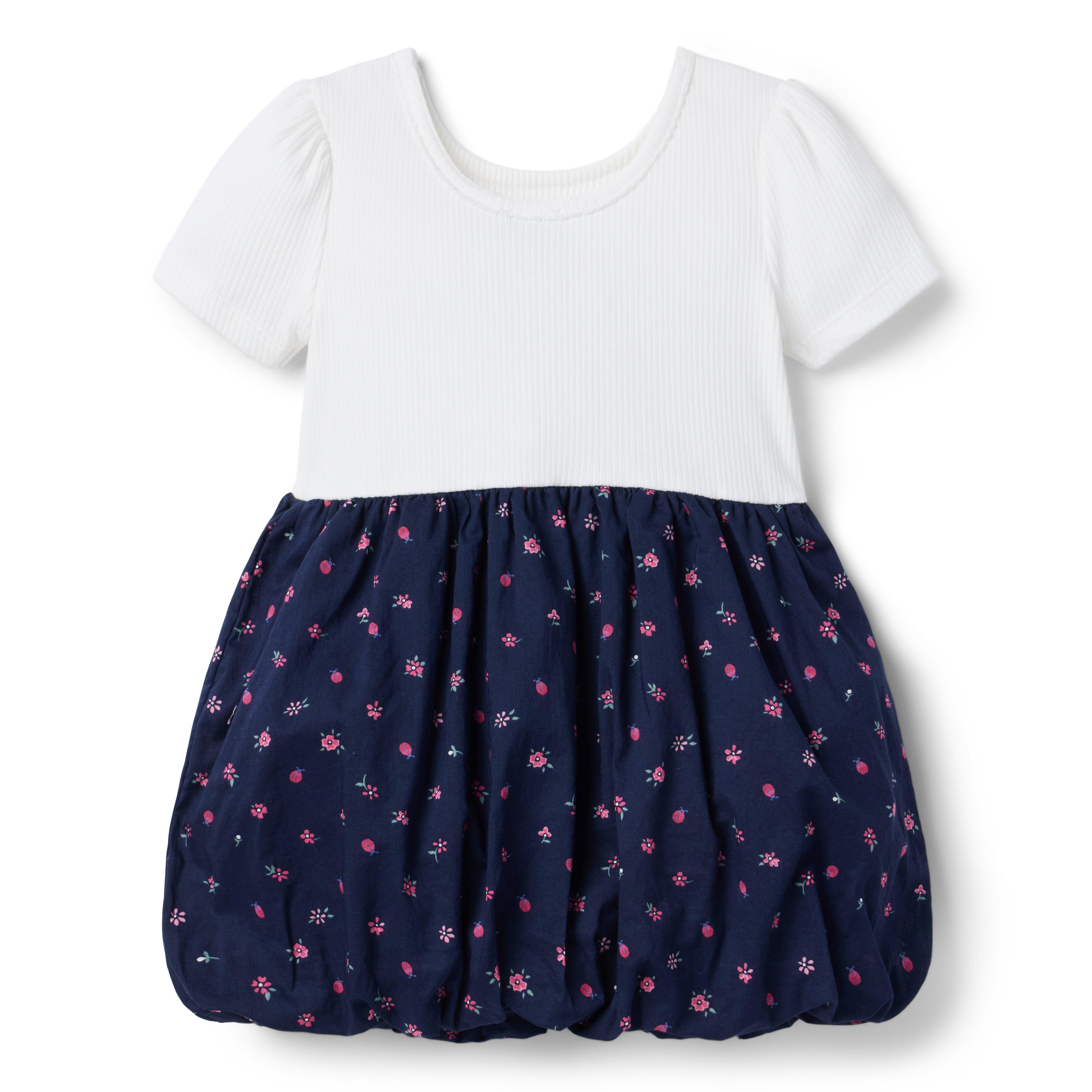 Ditsy Floral Bubble Hem Dress image number 2