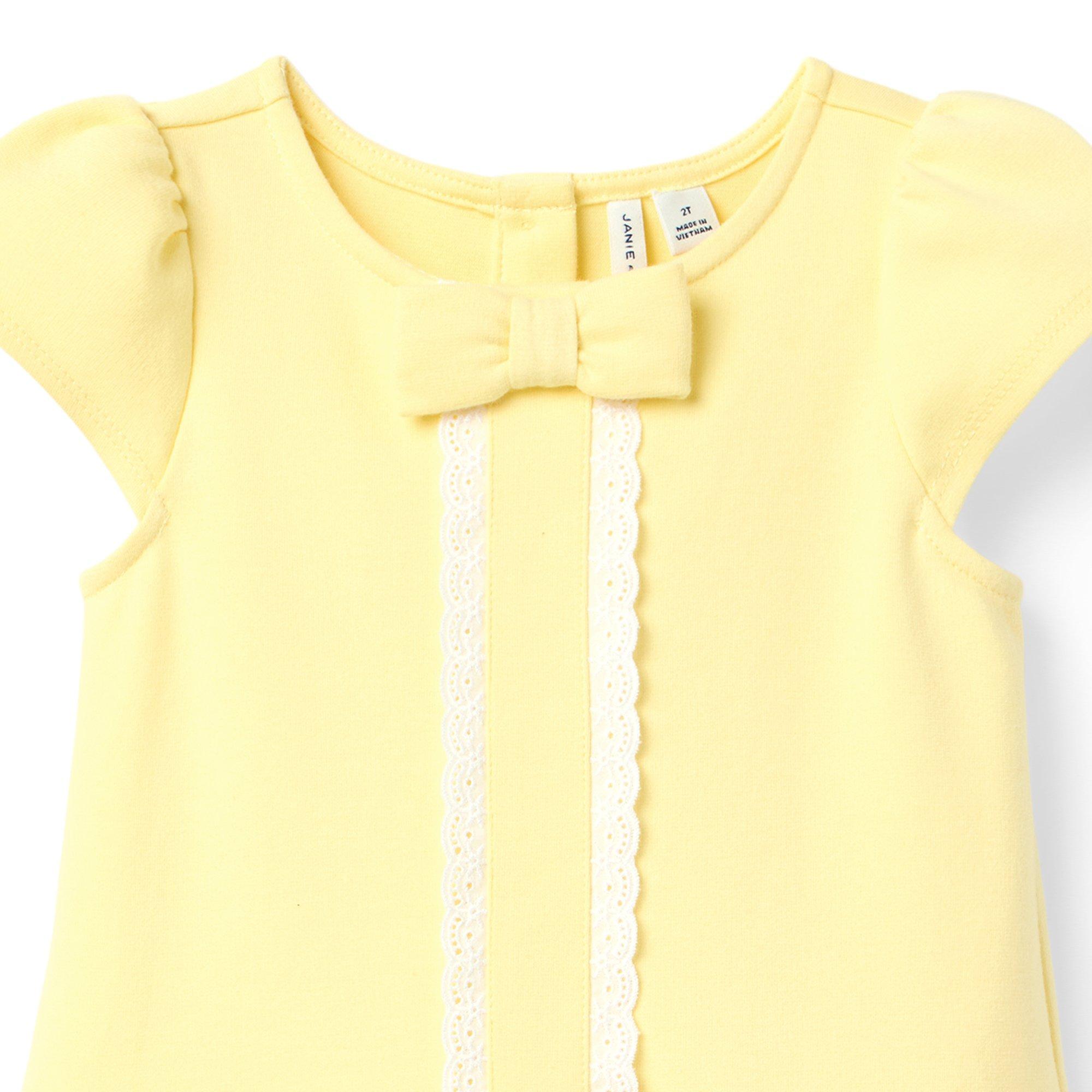 Eyelet Trim Ponte Dress image number 1