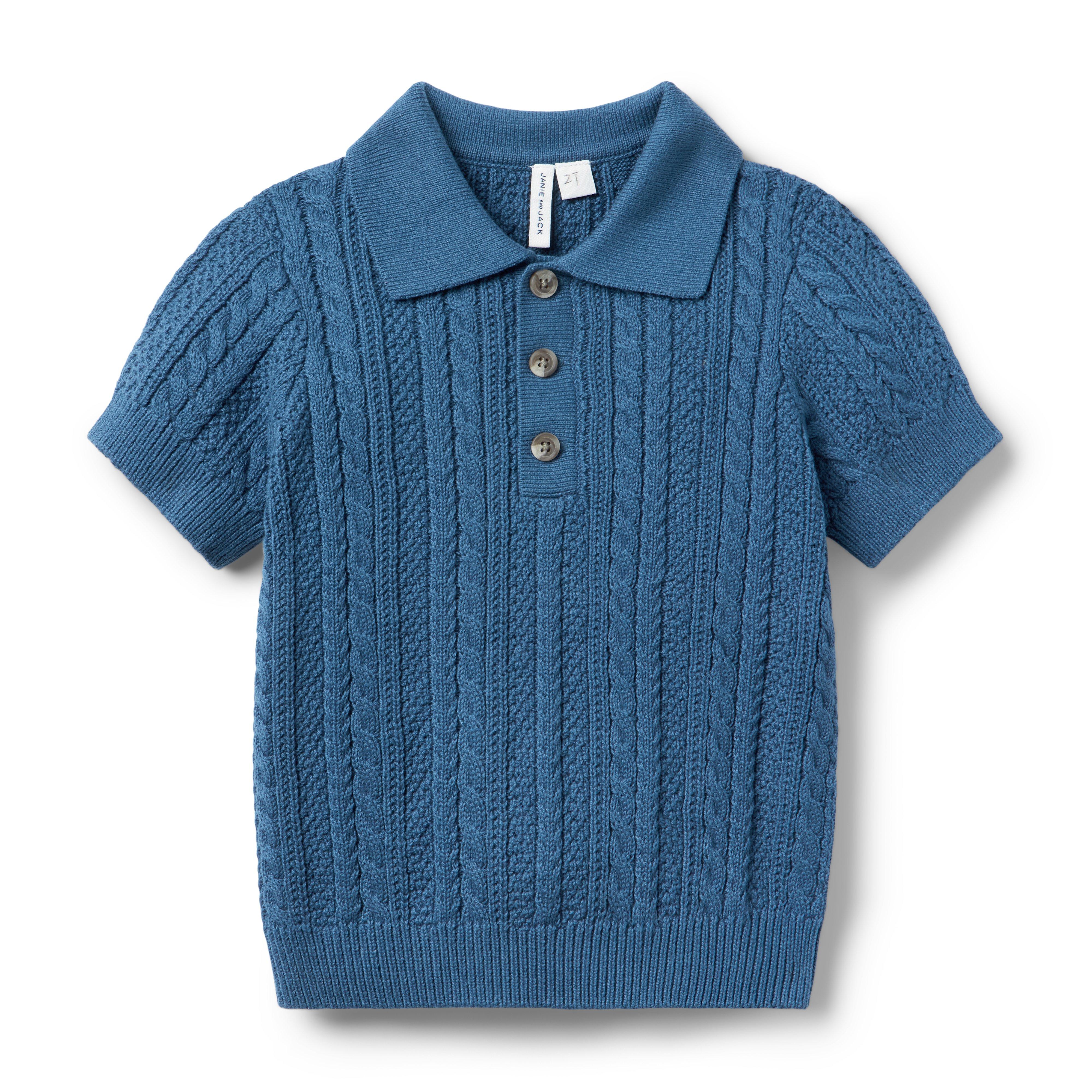 The Cable Knit Polo