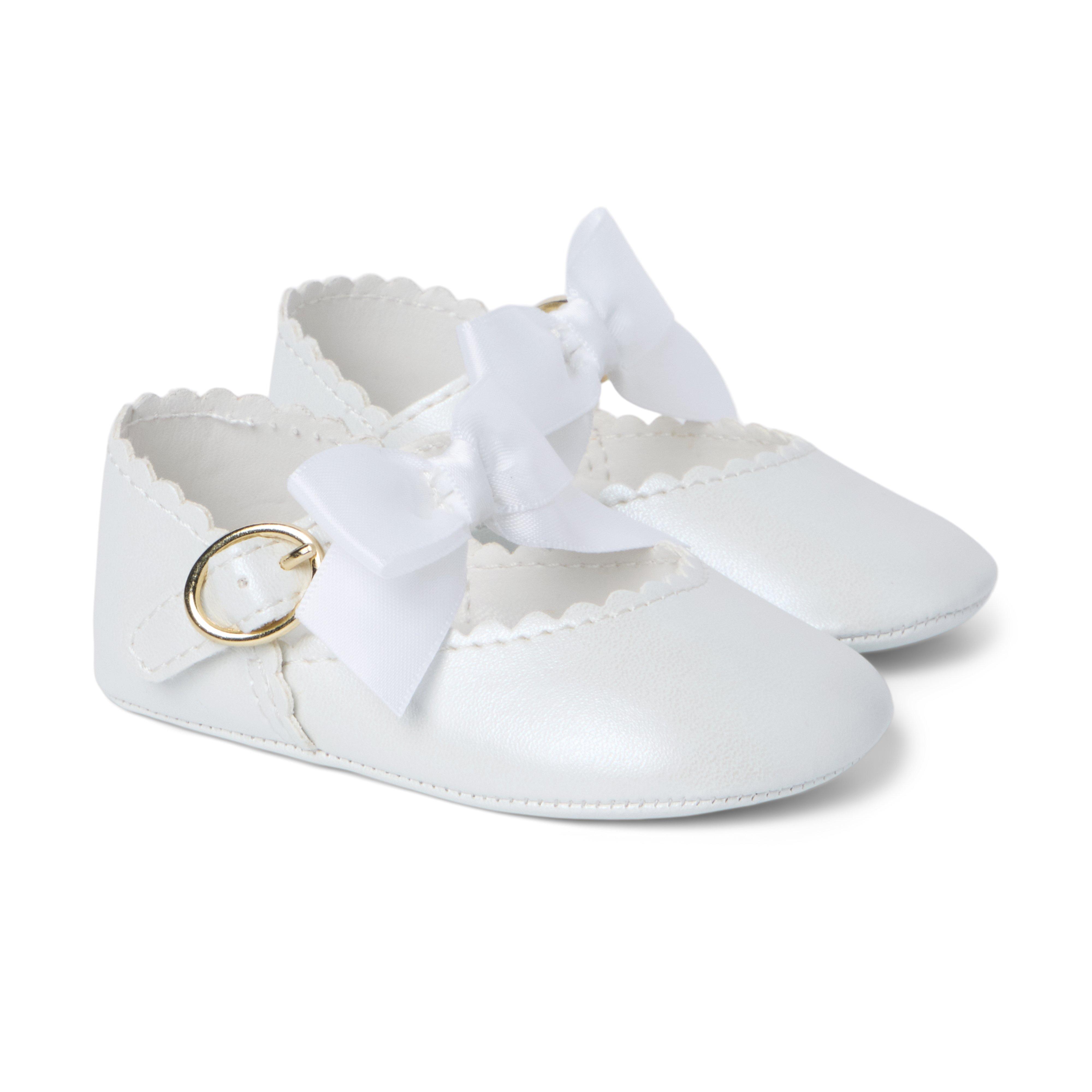 Baby Scalloped Bow Ballet Flat