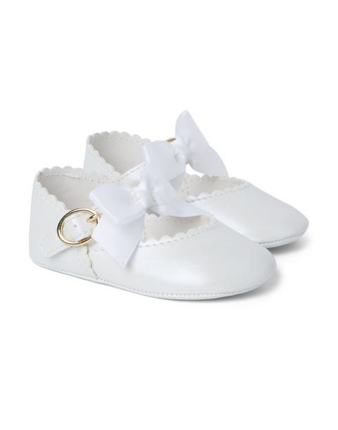 Baby Scalloped Bow Ballet Flat