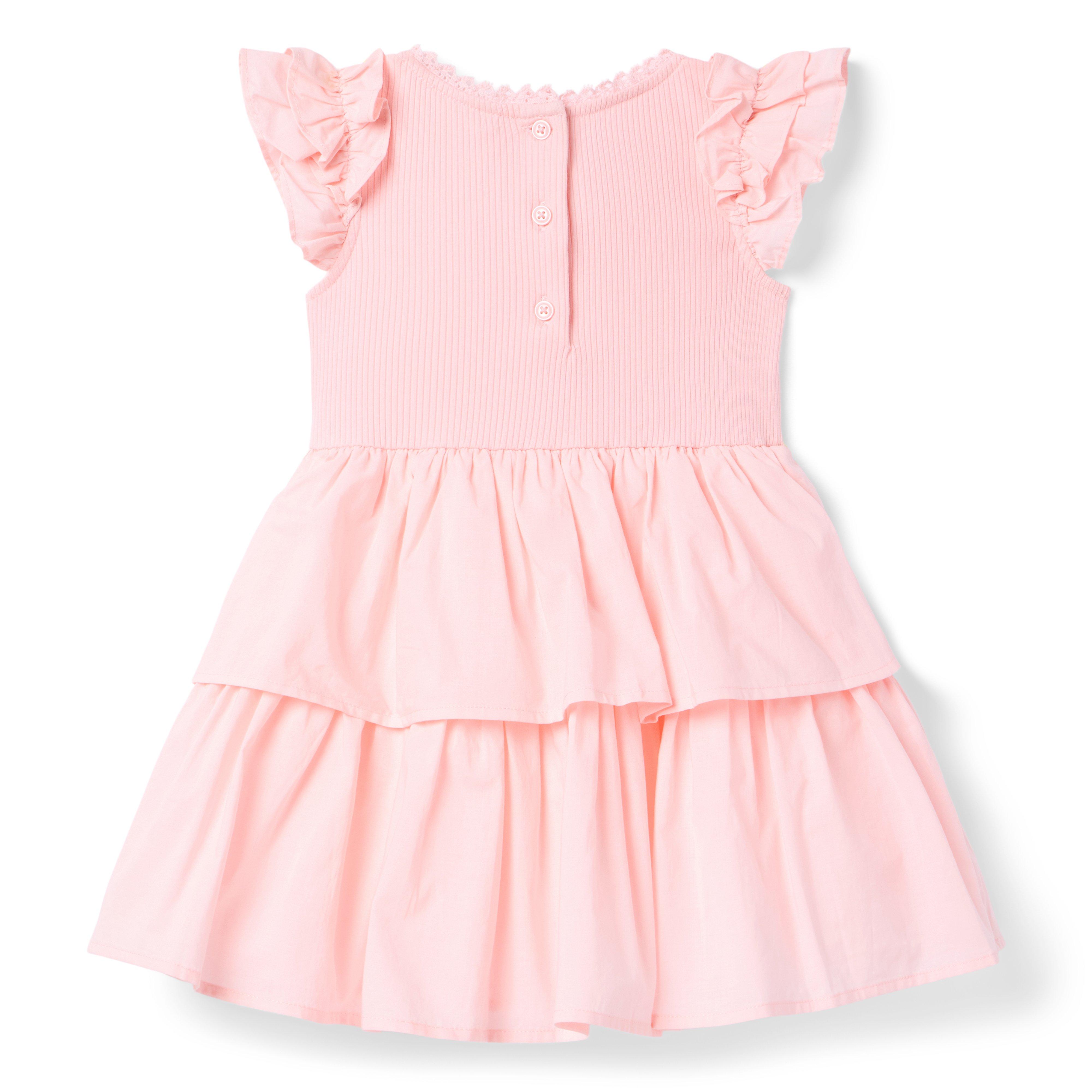 Ribbed Ruffle Dress image number 1