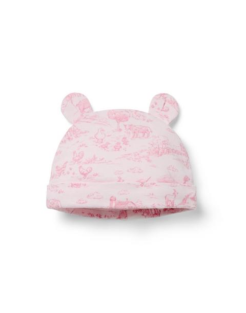 Baby Farm Animal Toile Bear Ear Beanie