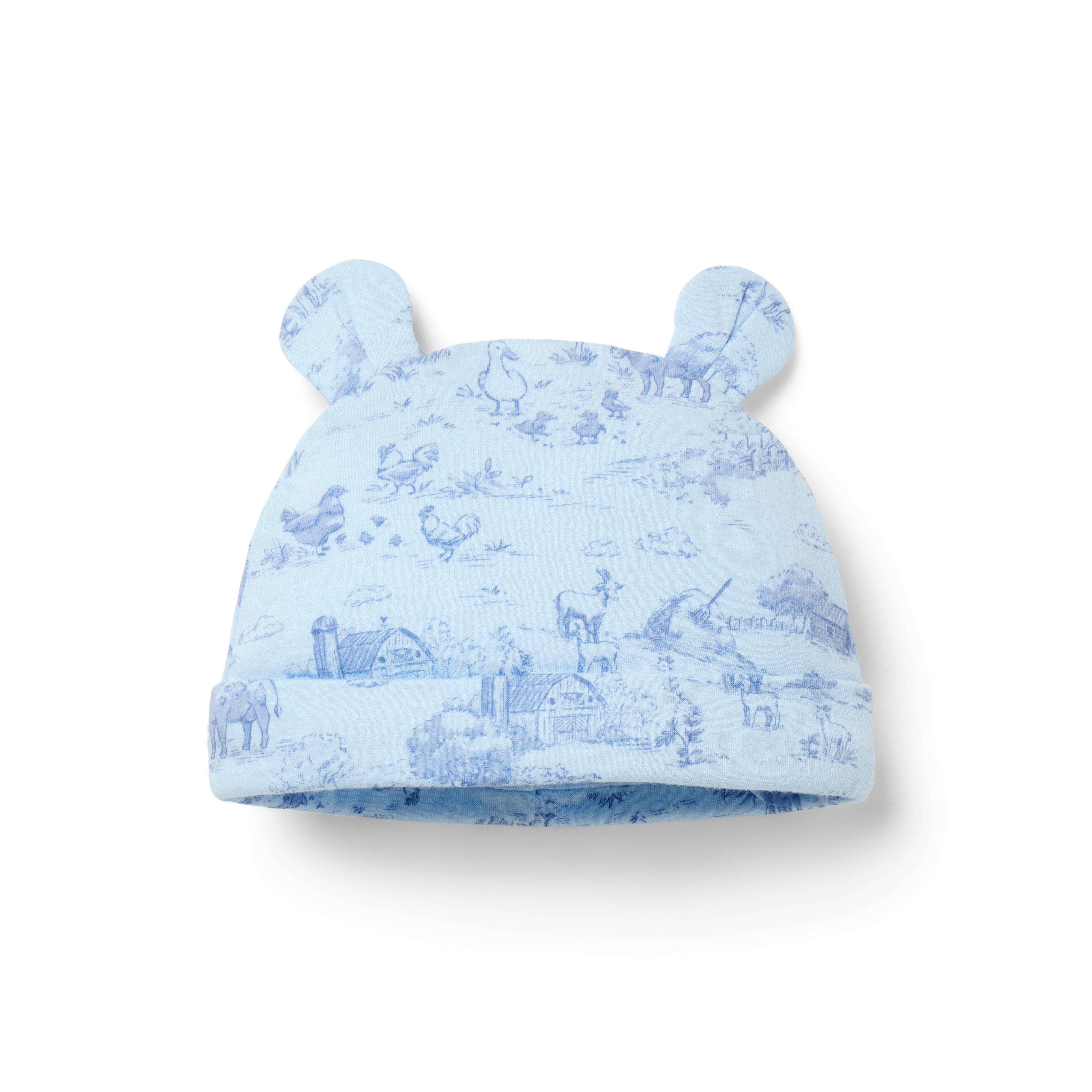 Baby Farm Animal Toile Bear Ear Beanie