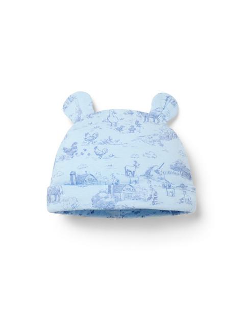 Baby Farm Animal Toile Bear Ear Beanie