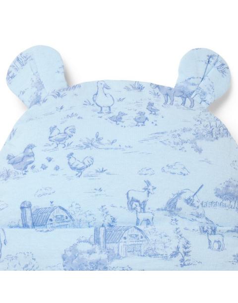 Baby Farm Animal Toile Bear Ear Beanie