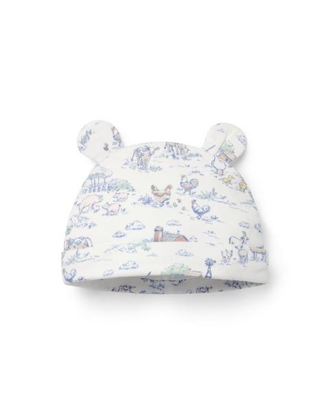 Baby Farm Animal Toile Bear Ear Beanie