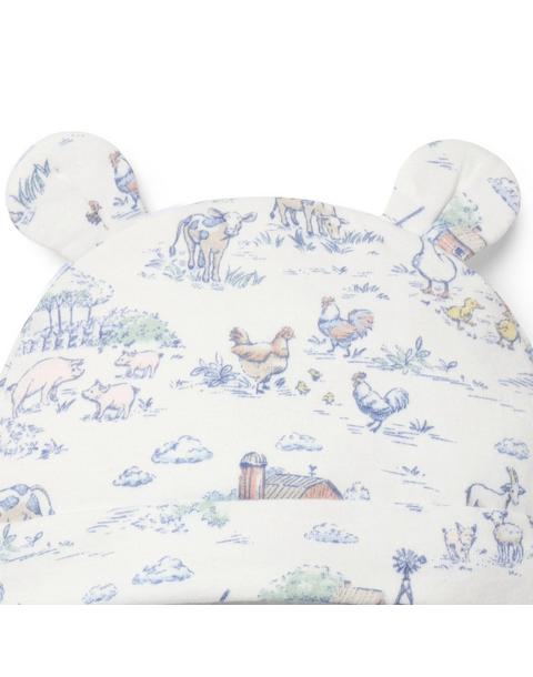 Baby Farm Animal Toile Bear Ear Beanie