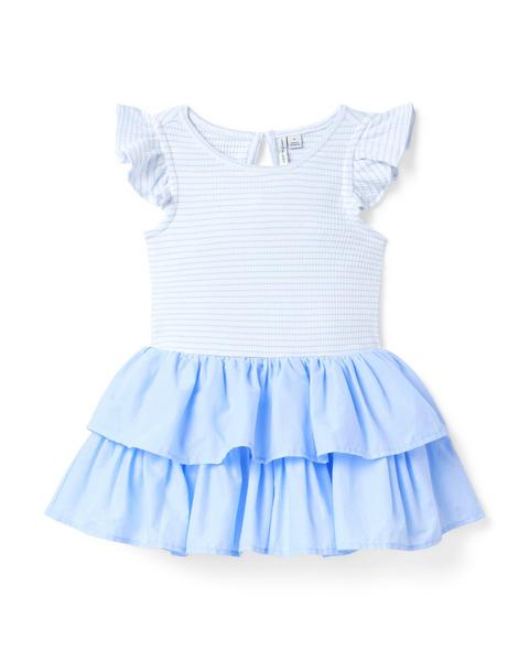 Striped Tiered Dress
