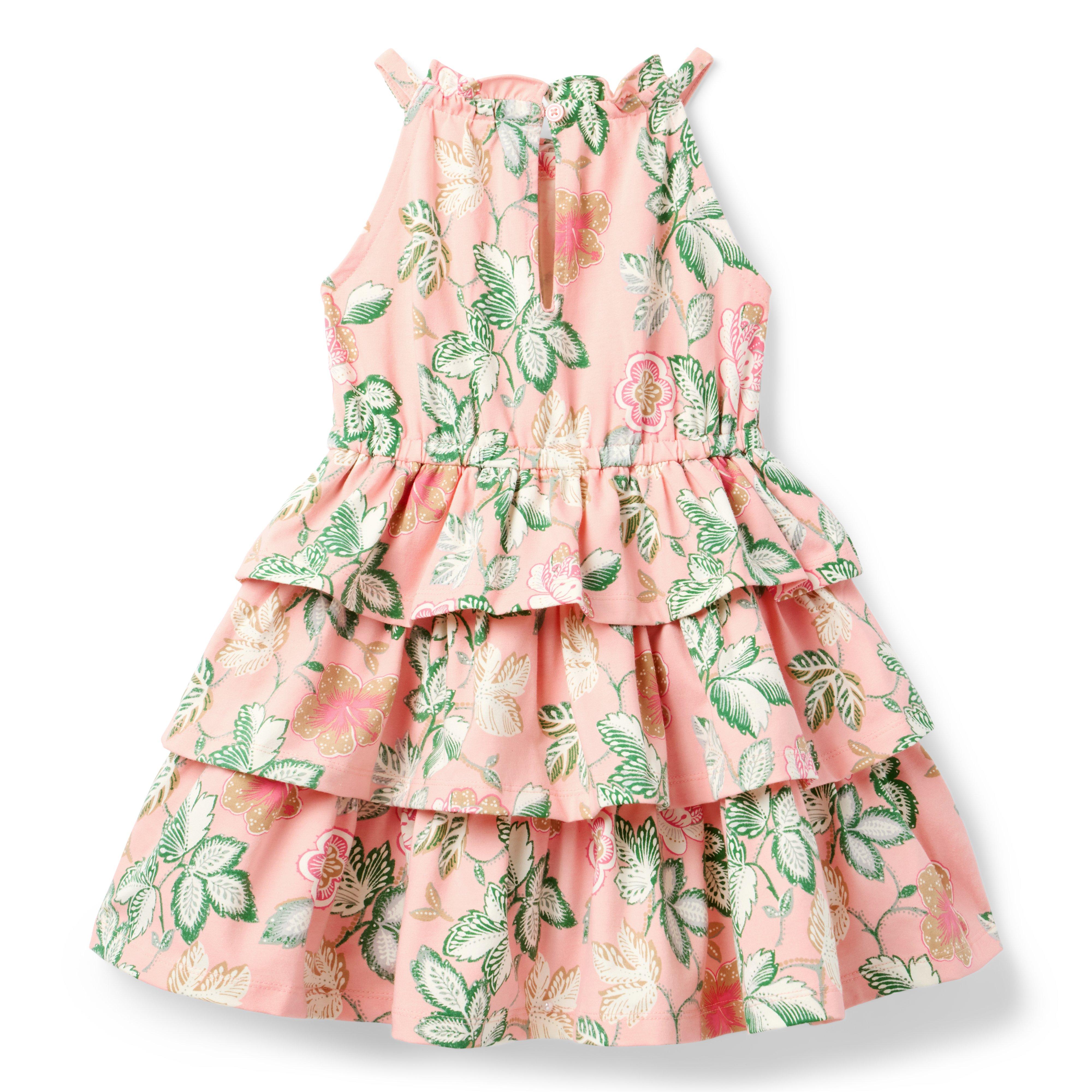 Floral Tiered Ruffle Dress image number 2