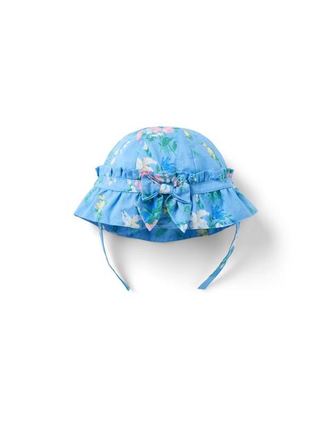 Baby Floral Ruffle Sun Hat