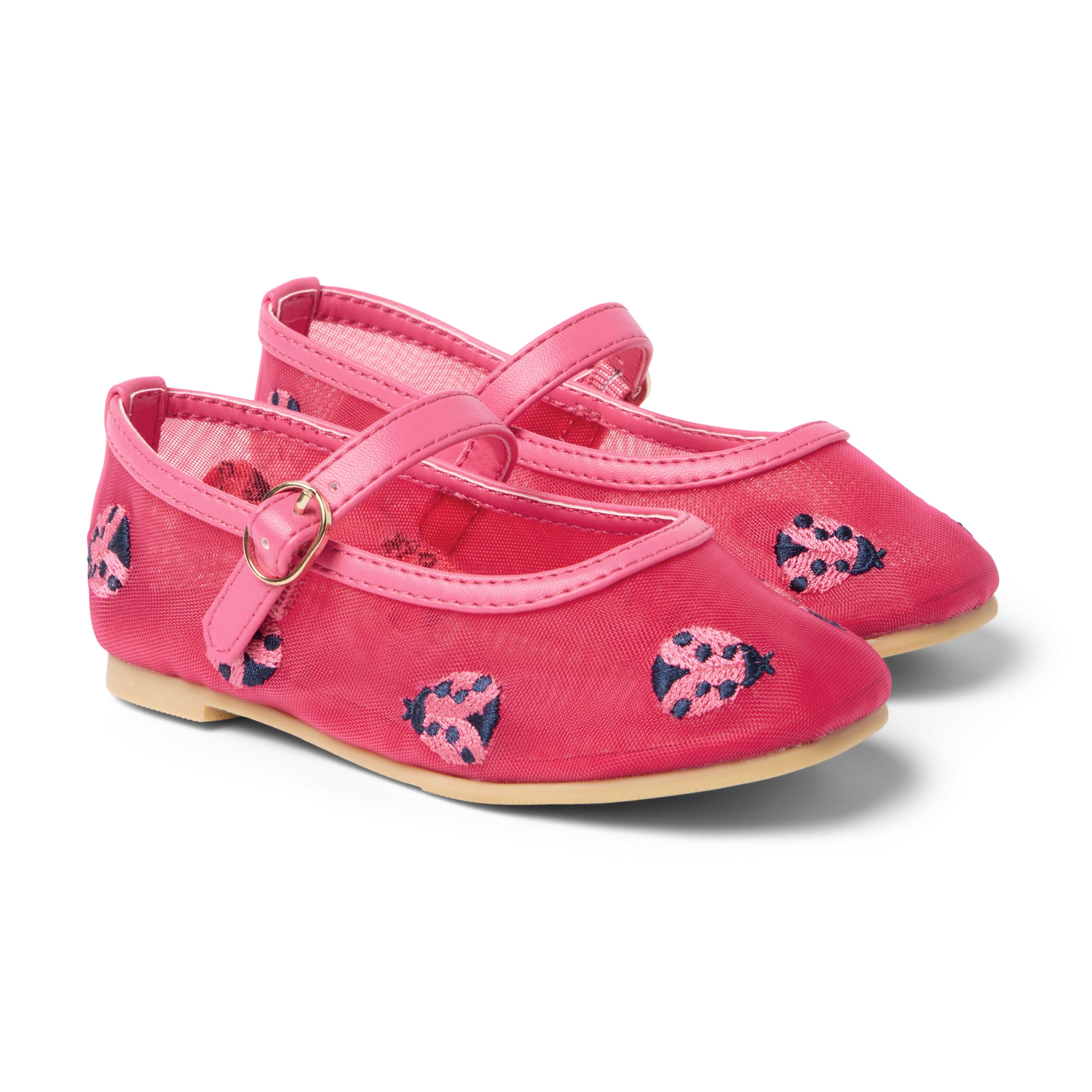 Ladybug Mesh Ballet Flat