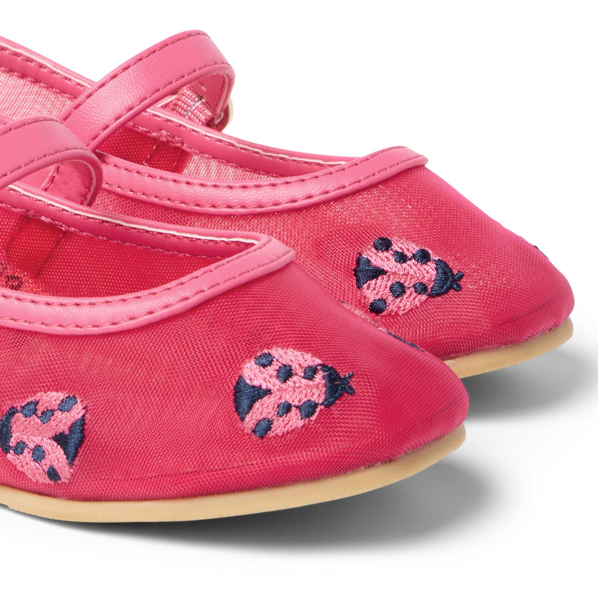Ladybug Mesh Ballet Flat image number 1