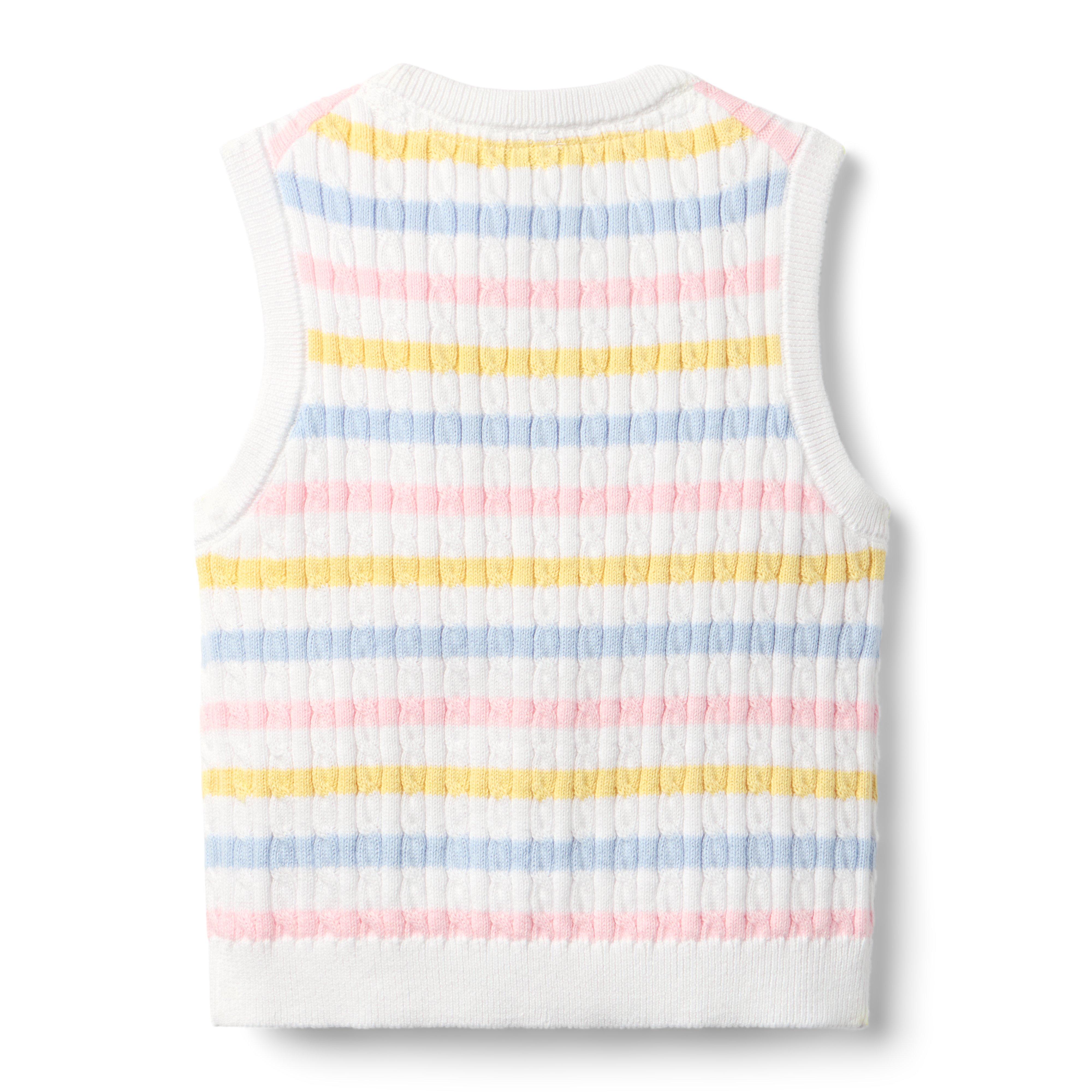 Striped Sweater Vest image number 1