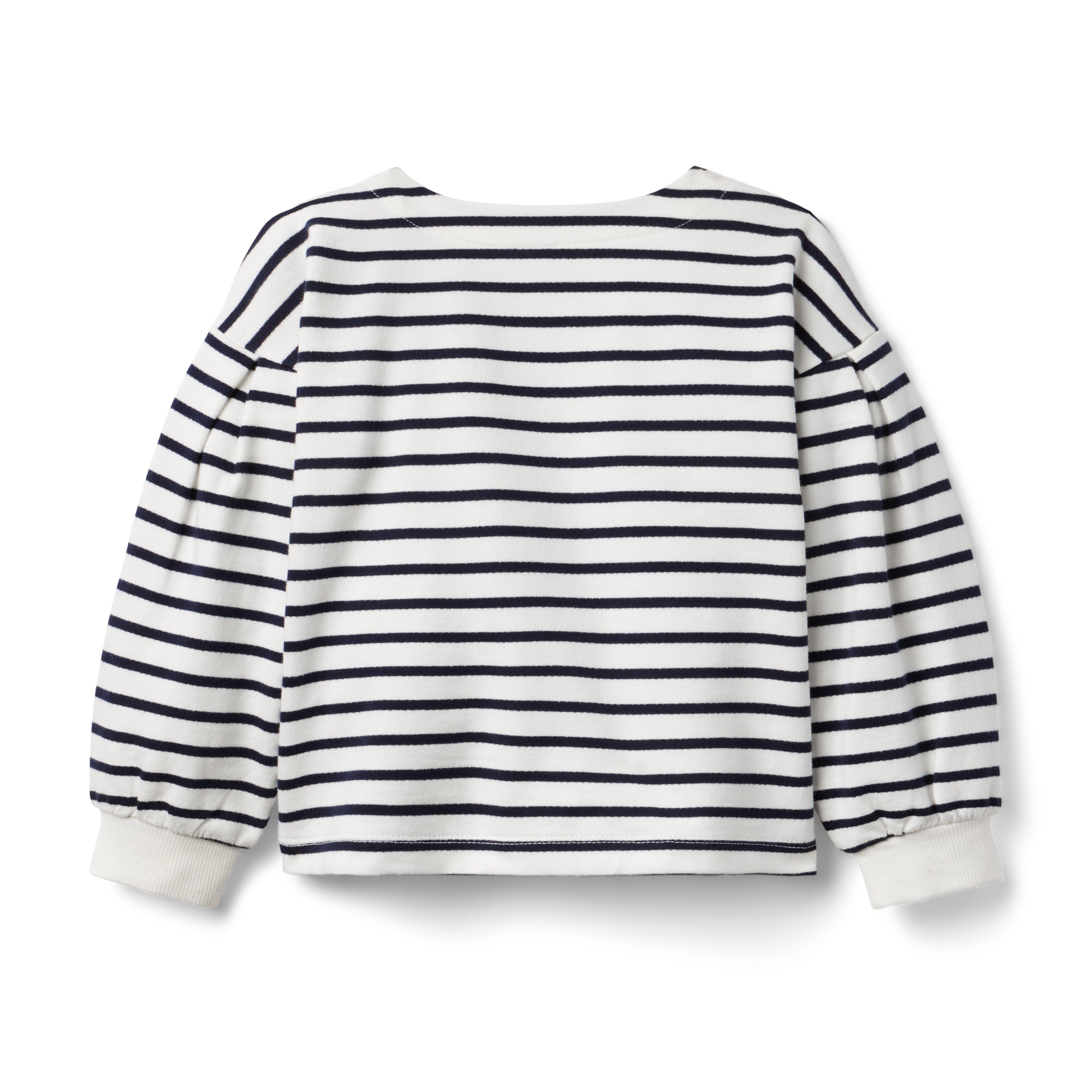 Bonjour Stripe Sweatshirt image number 2