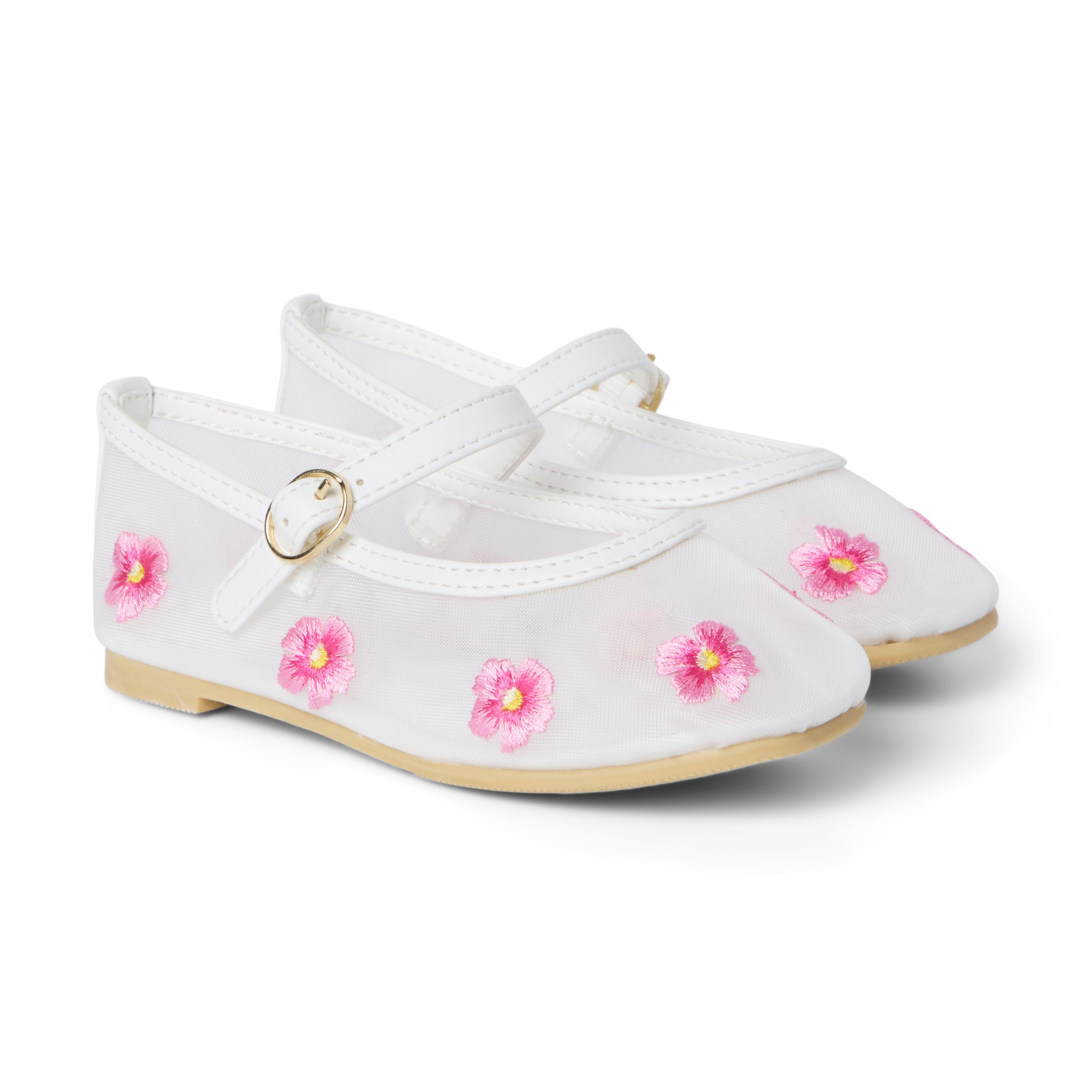 Flower Mesh Ballet Flat