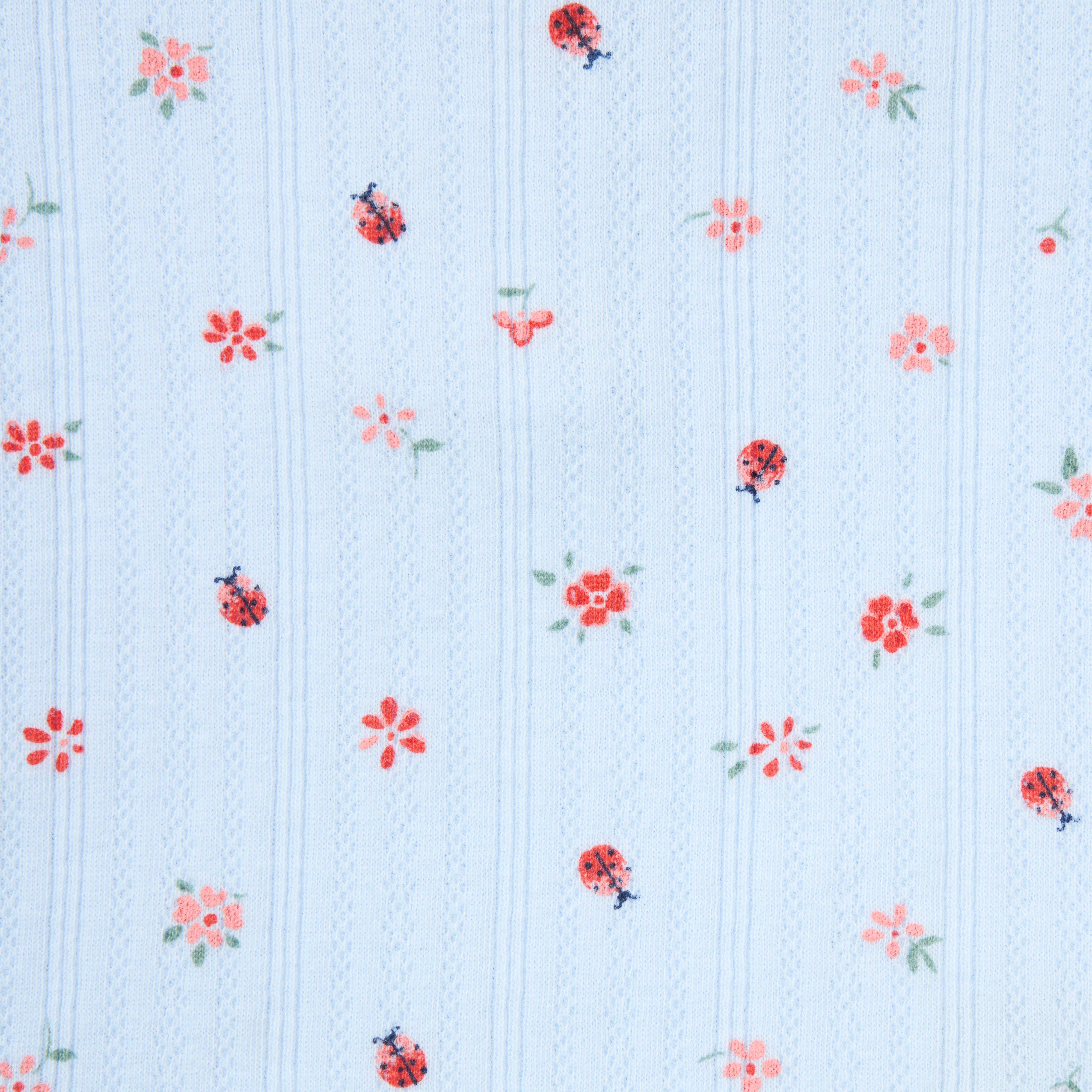 Baby Ladybug Pointelle Matching Set image number 1