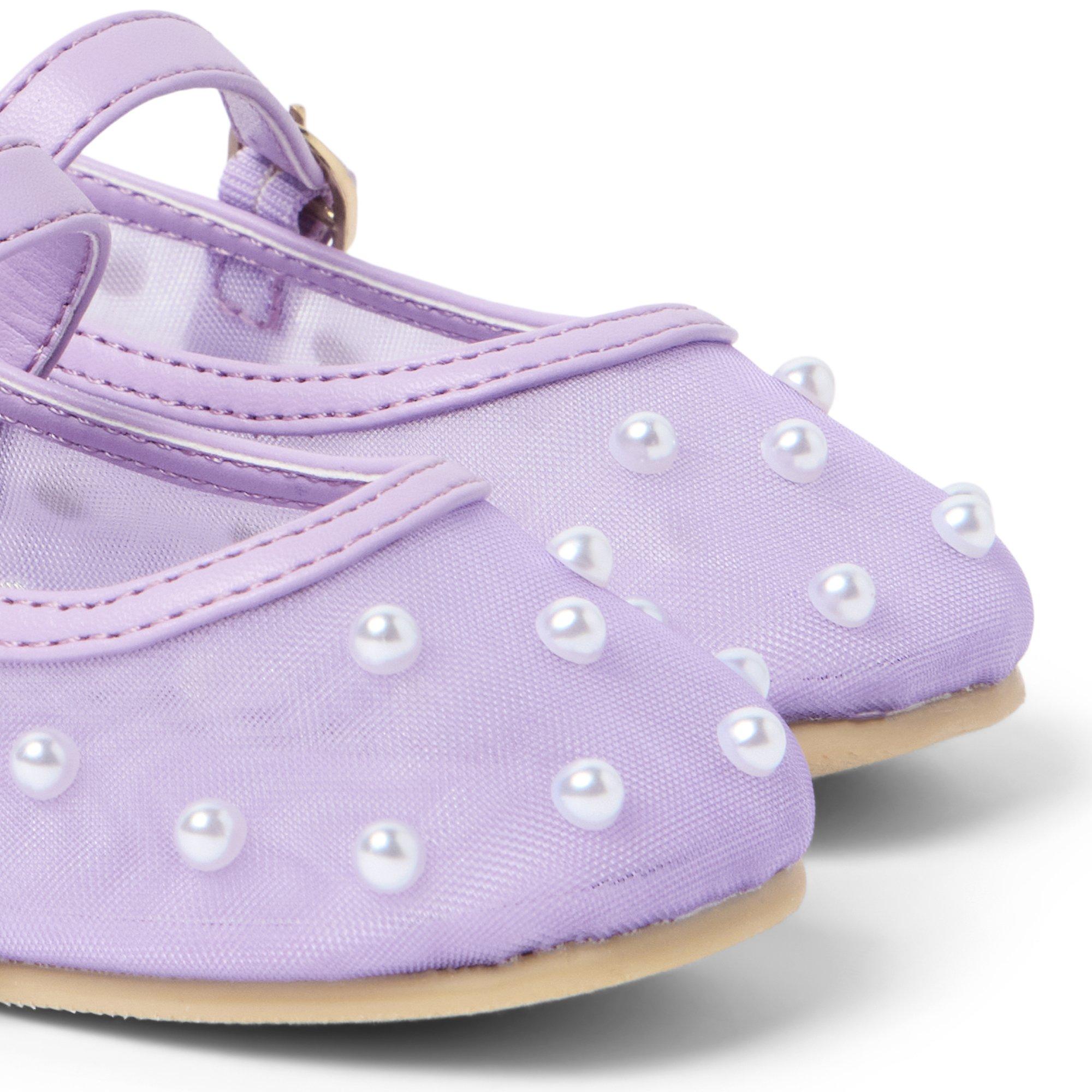Mesh Pearl Ballet Flat image number 1