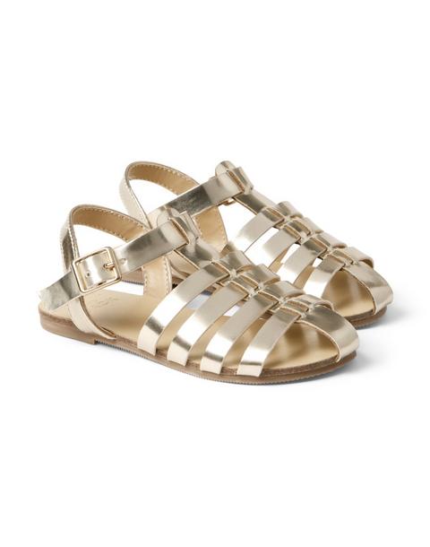 Metallic Fisherman Sandal
