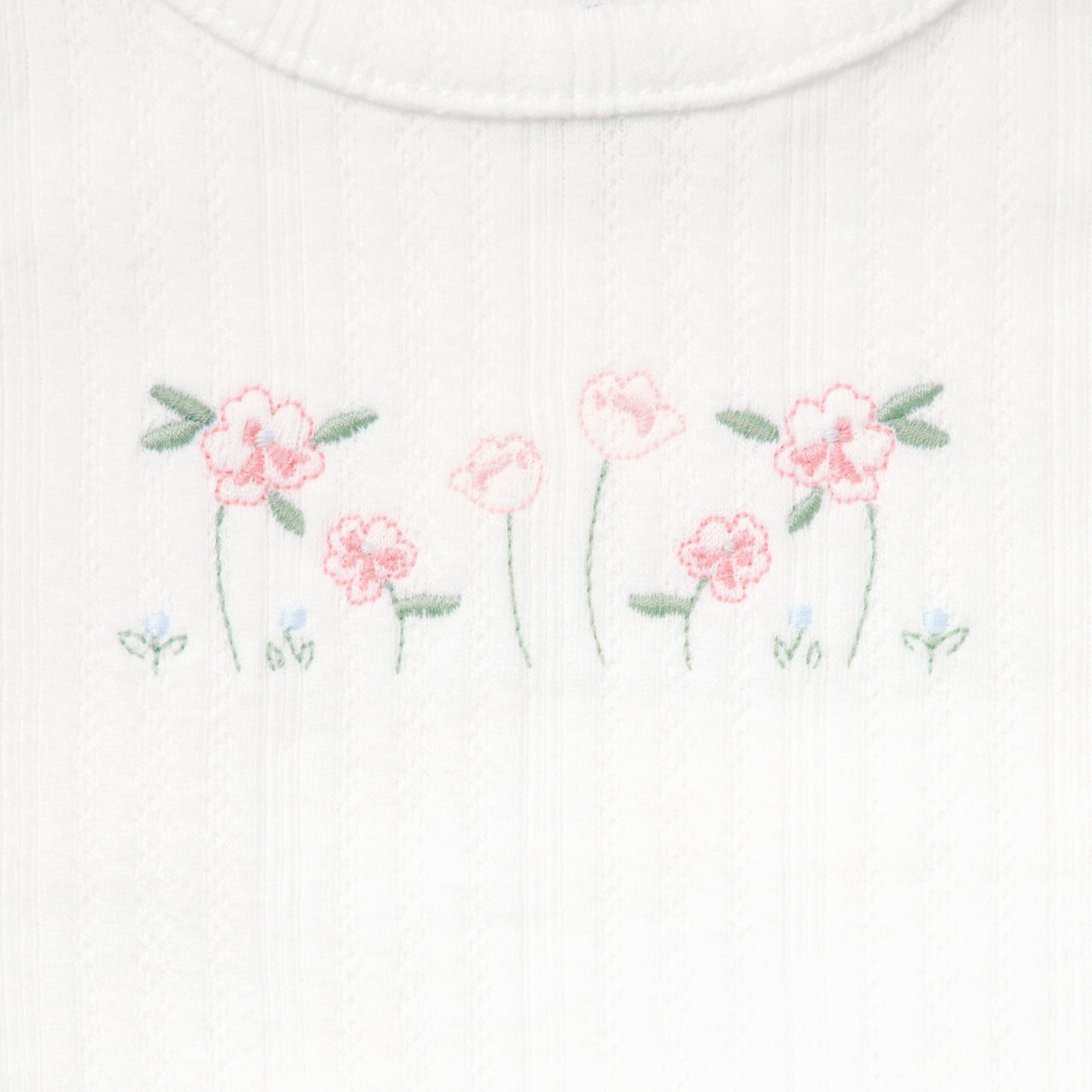 Baby Embroidered Floral 3-Piece Set image number 1