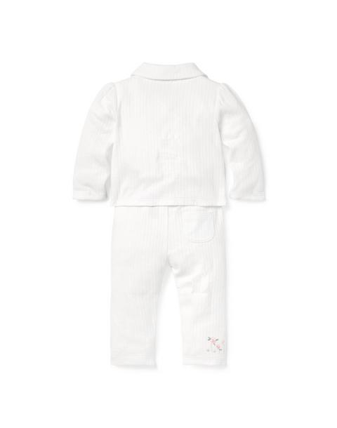 Baby Embroidered Floral 3-Piece Set