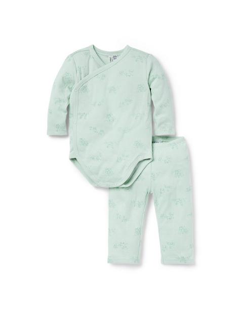 Baby Farm Animal Toile Wrap Matching Set