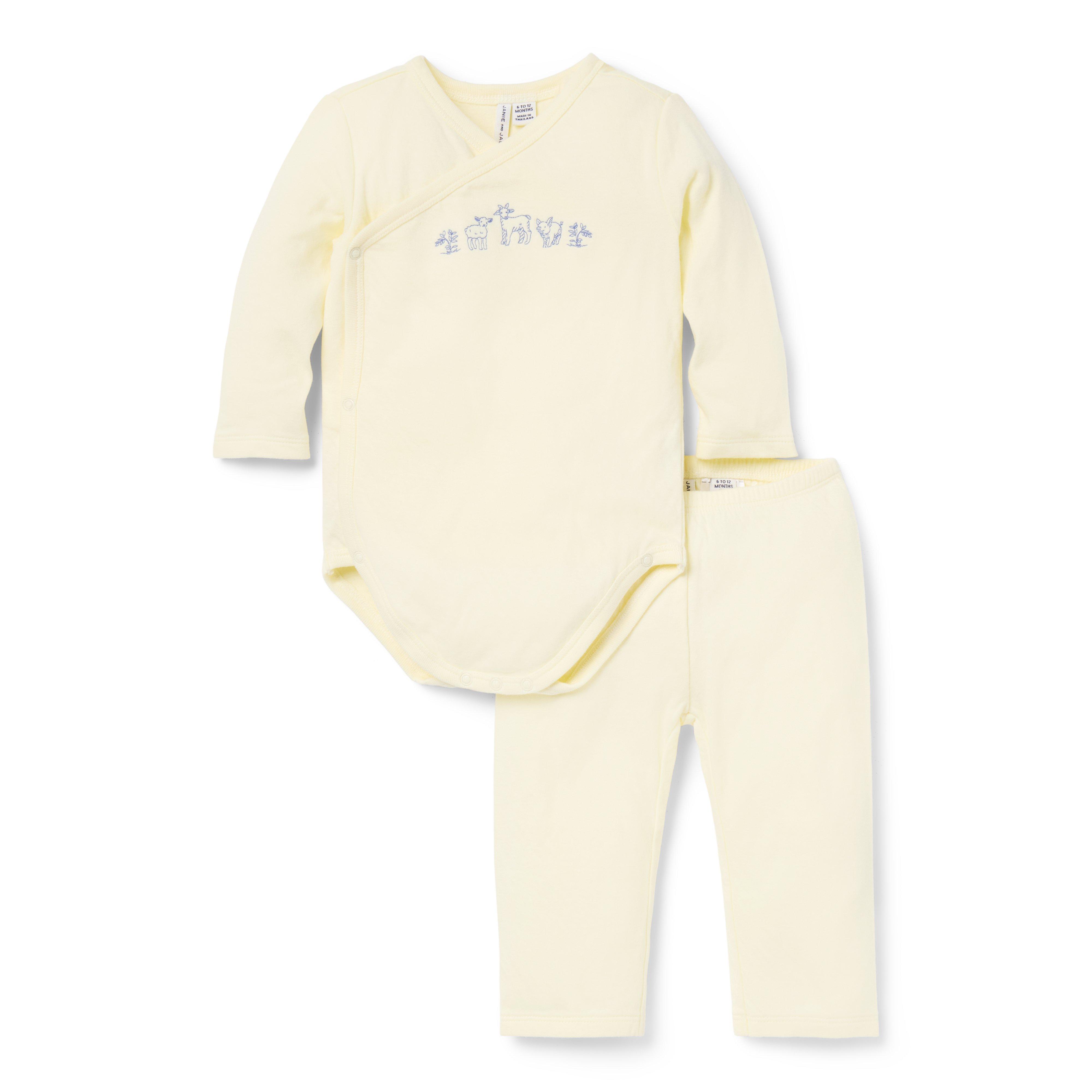 Baby Farm Friends Wrap Matching Set image number 0