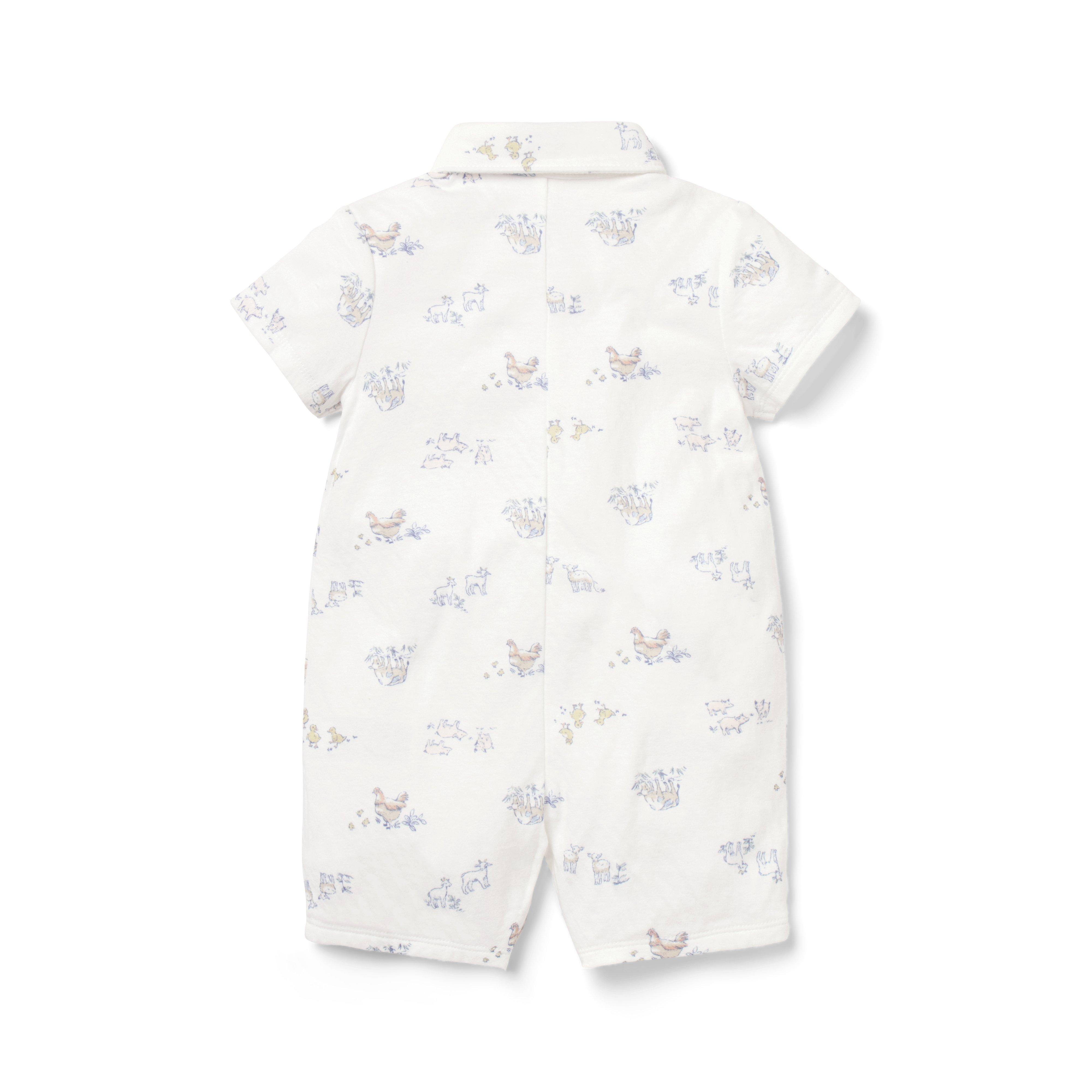 Baby Farm Animal Romper image number 2