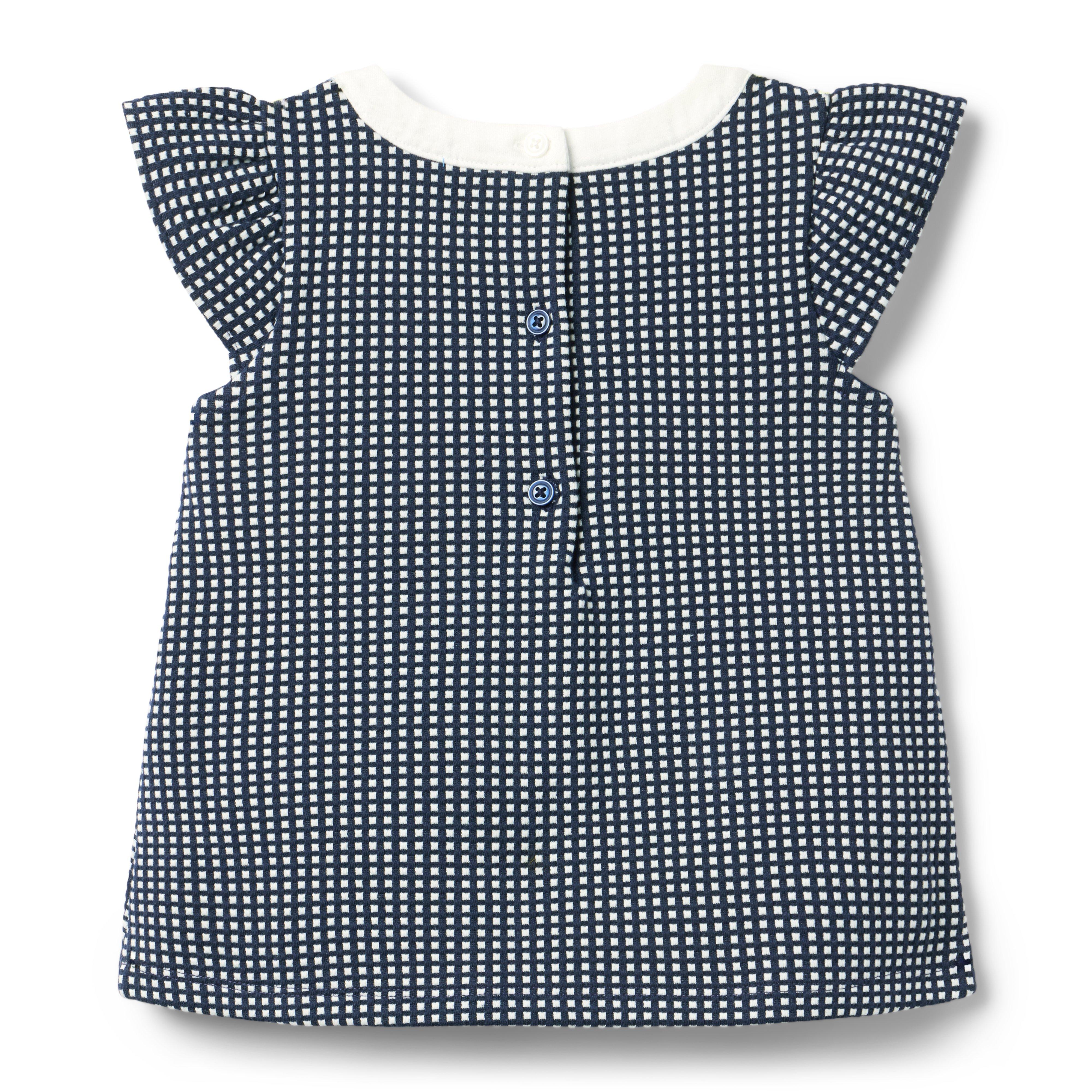 Gingham Jacquard Bow Top image number 2