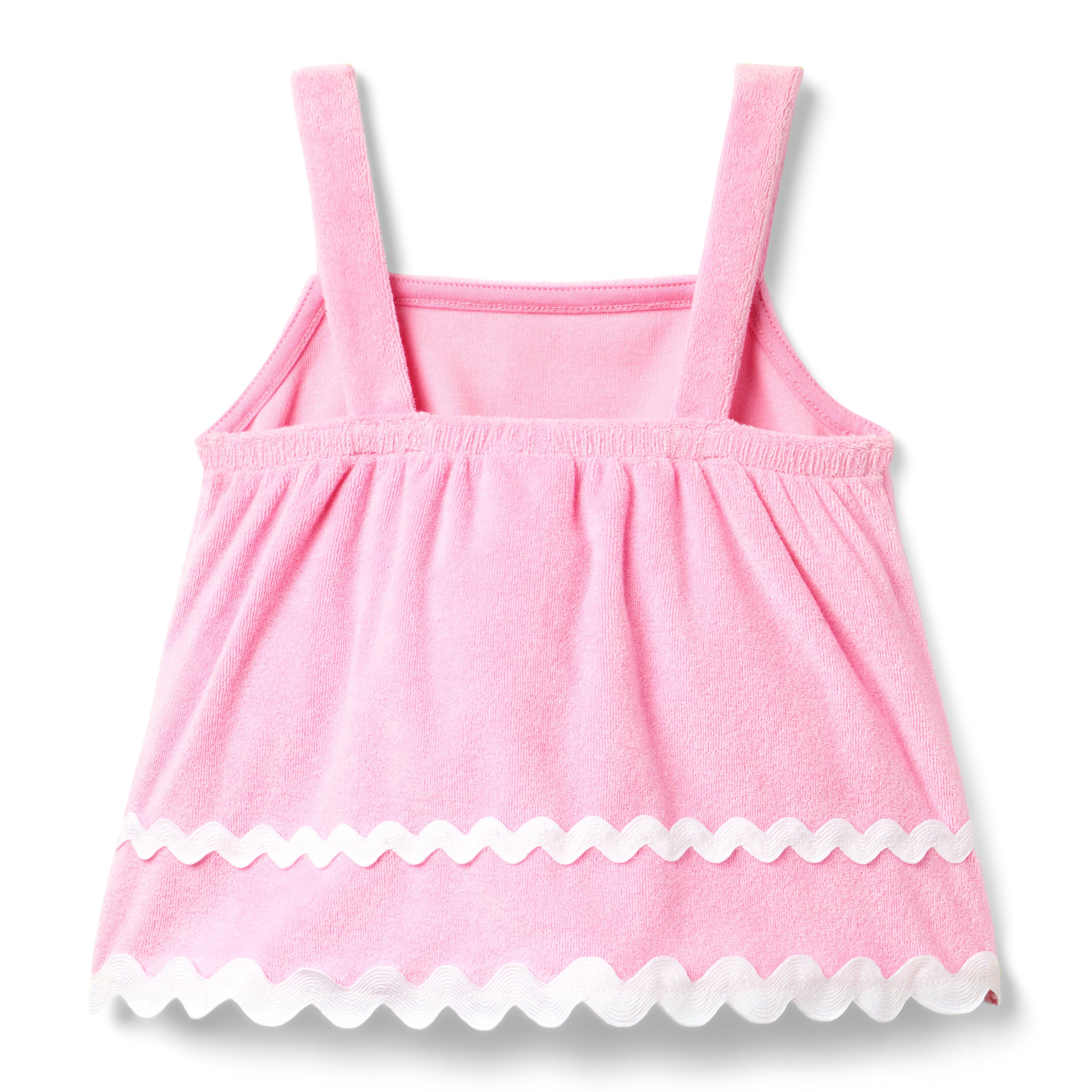 Terry Ric Rac Trim Top image number 2