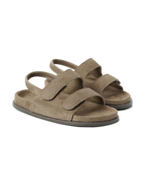 Sueded Slide Sandal