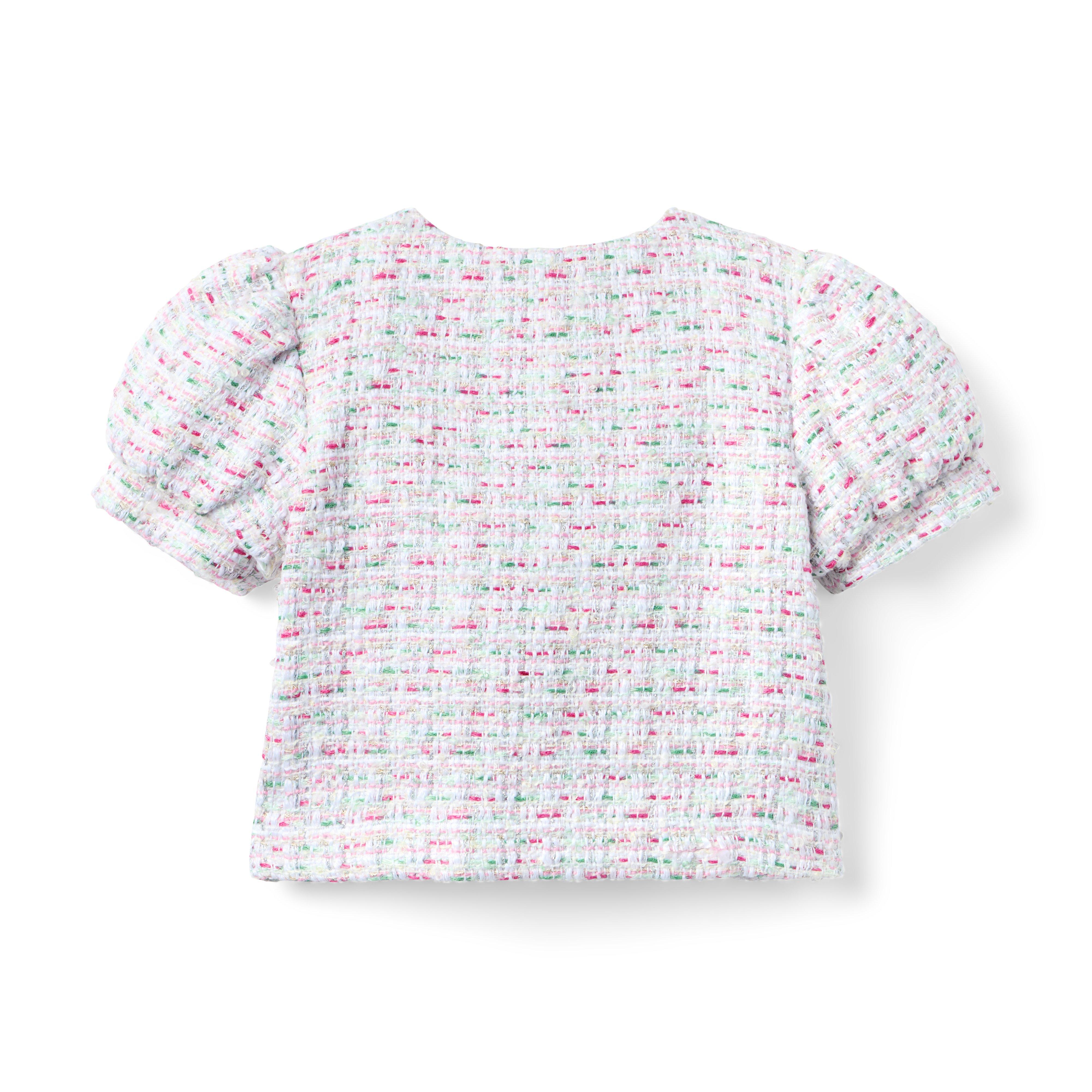 Tweed Puff Sleeve Jacket image number 2