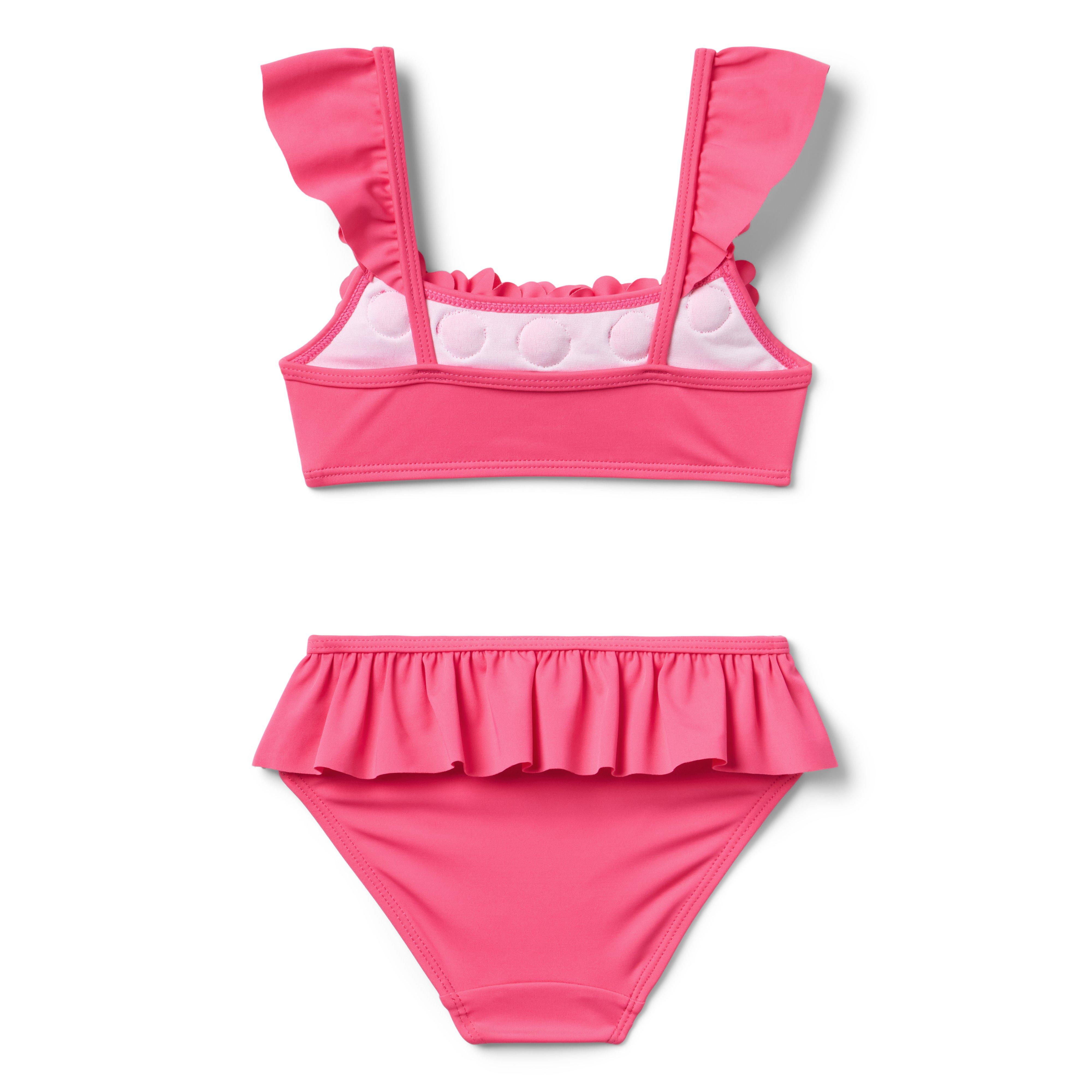Recycled Rosette Ruffle 2-Piece Swimsuit image number 2