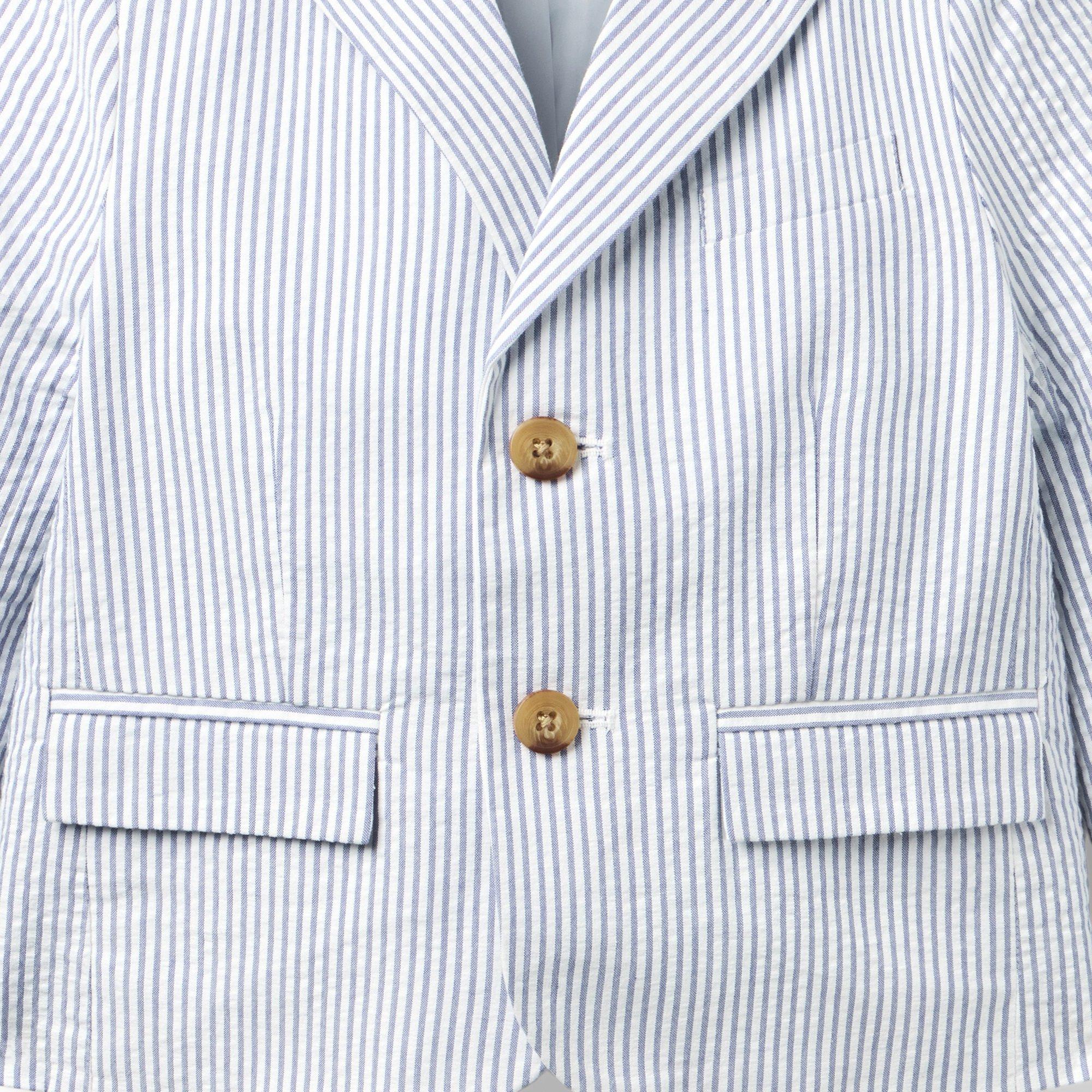 The Striped Seersucker Blazer image number 1