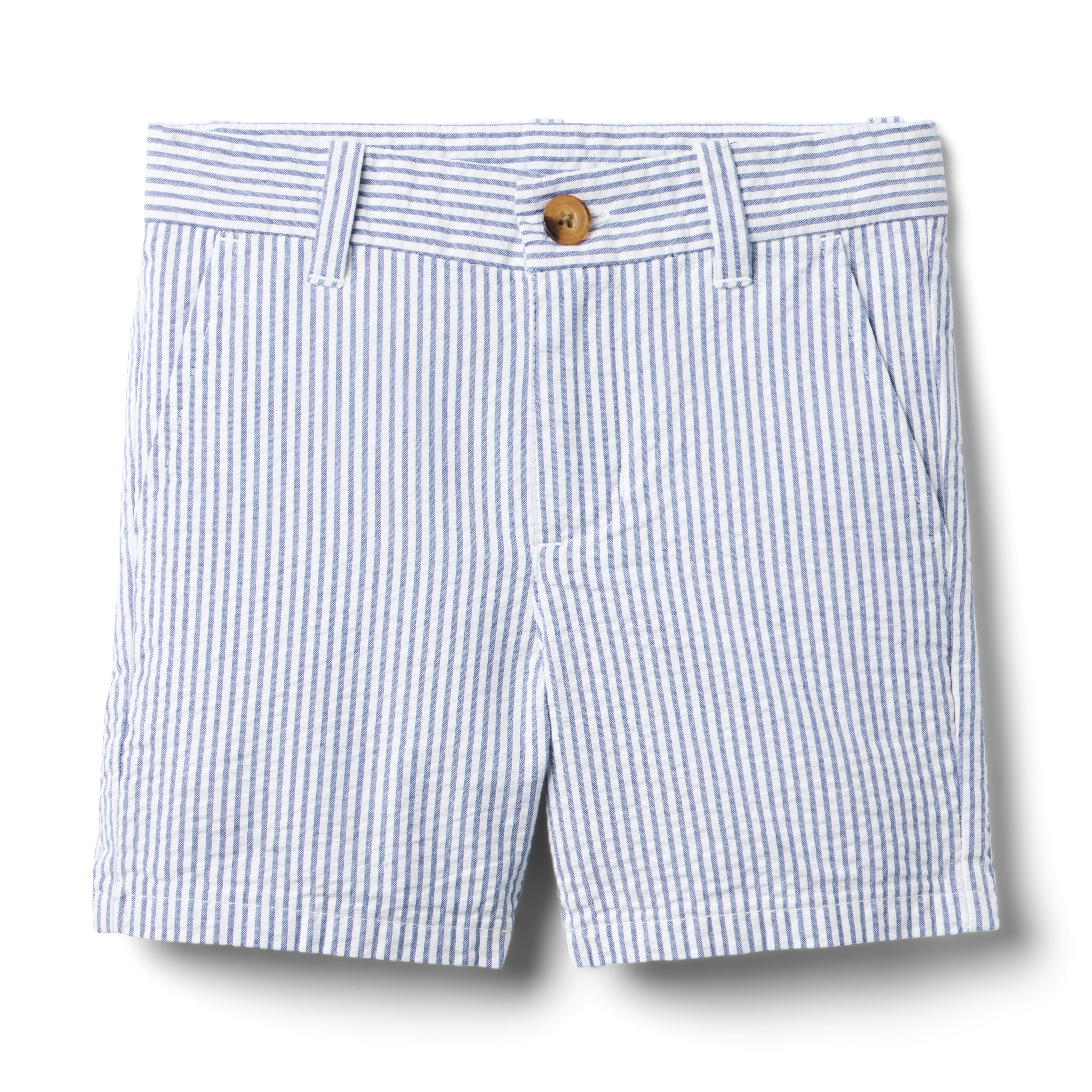 Striped Seersucker Short