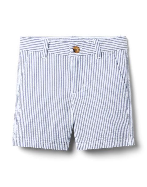 Striped Seersucker Short