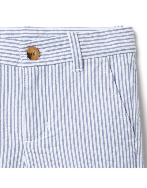 Striped Seersucker Short