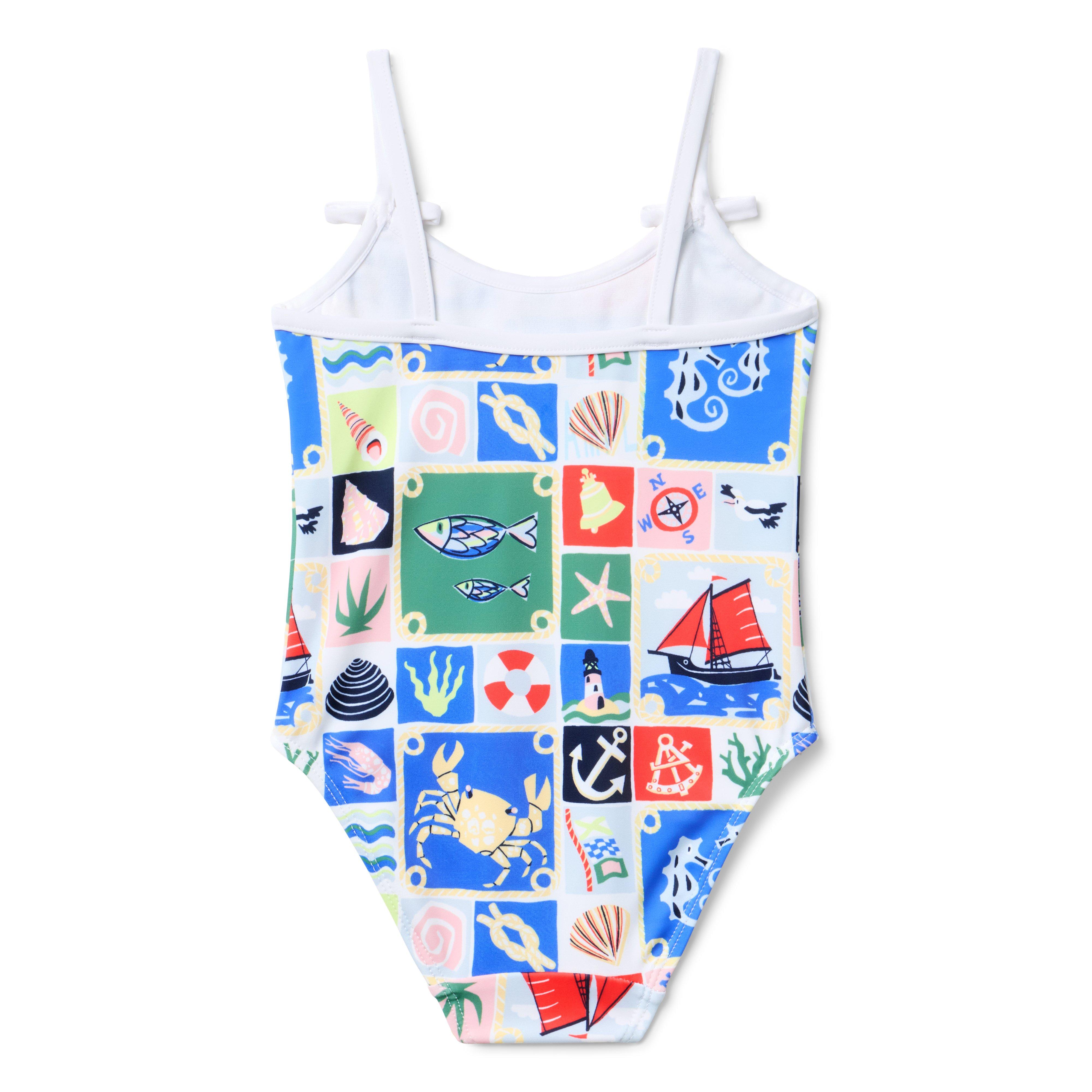 Recycled Nautical Swimsuit image number 2