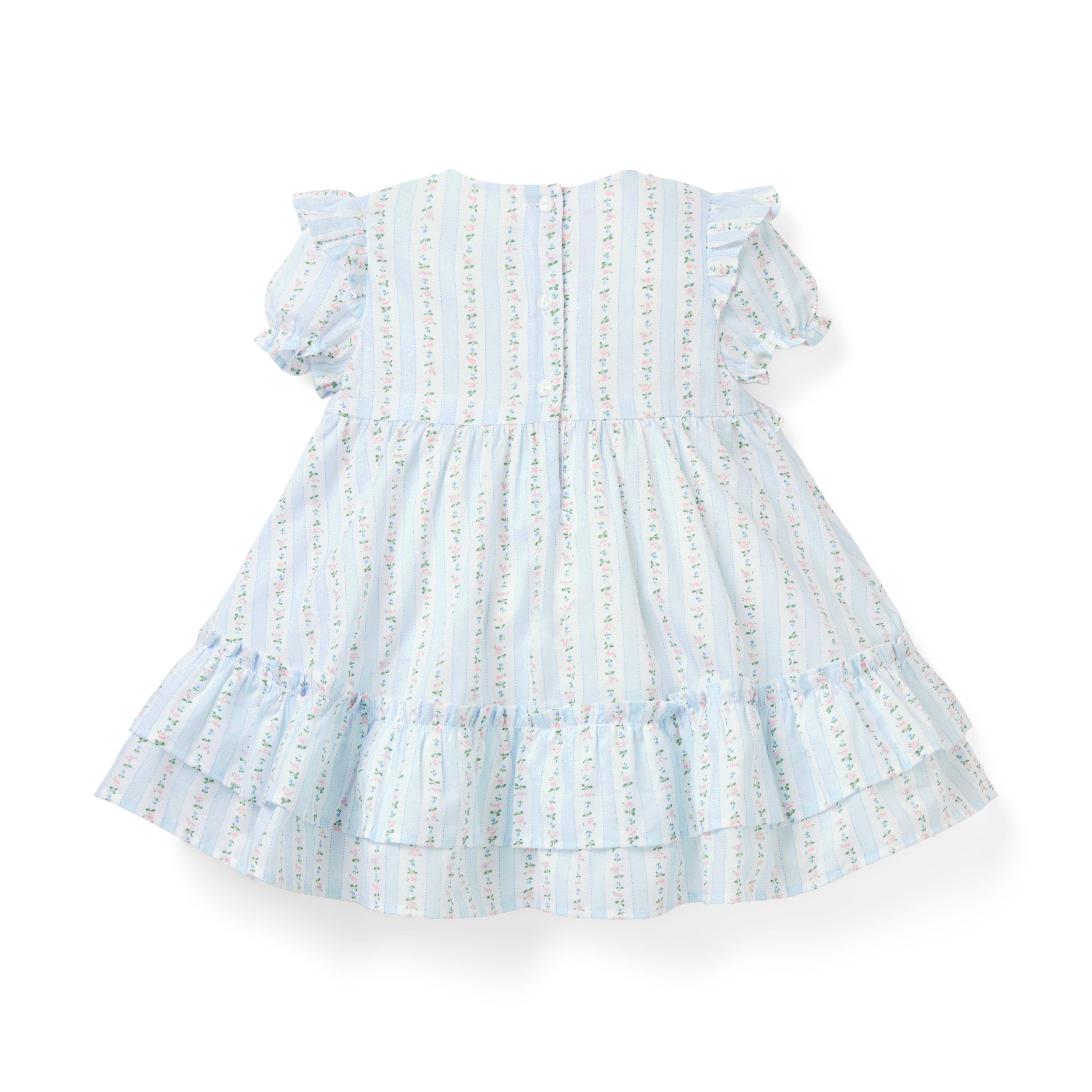 Baby Floral Striped Dress image number 2
