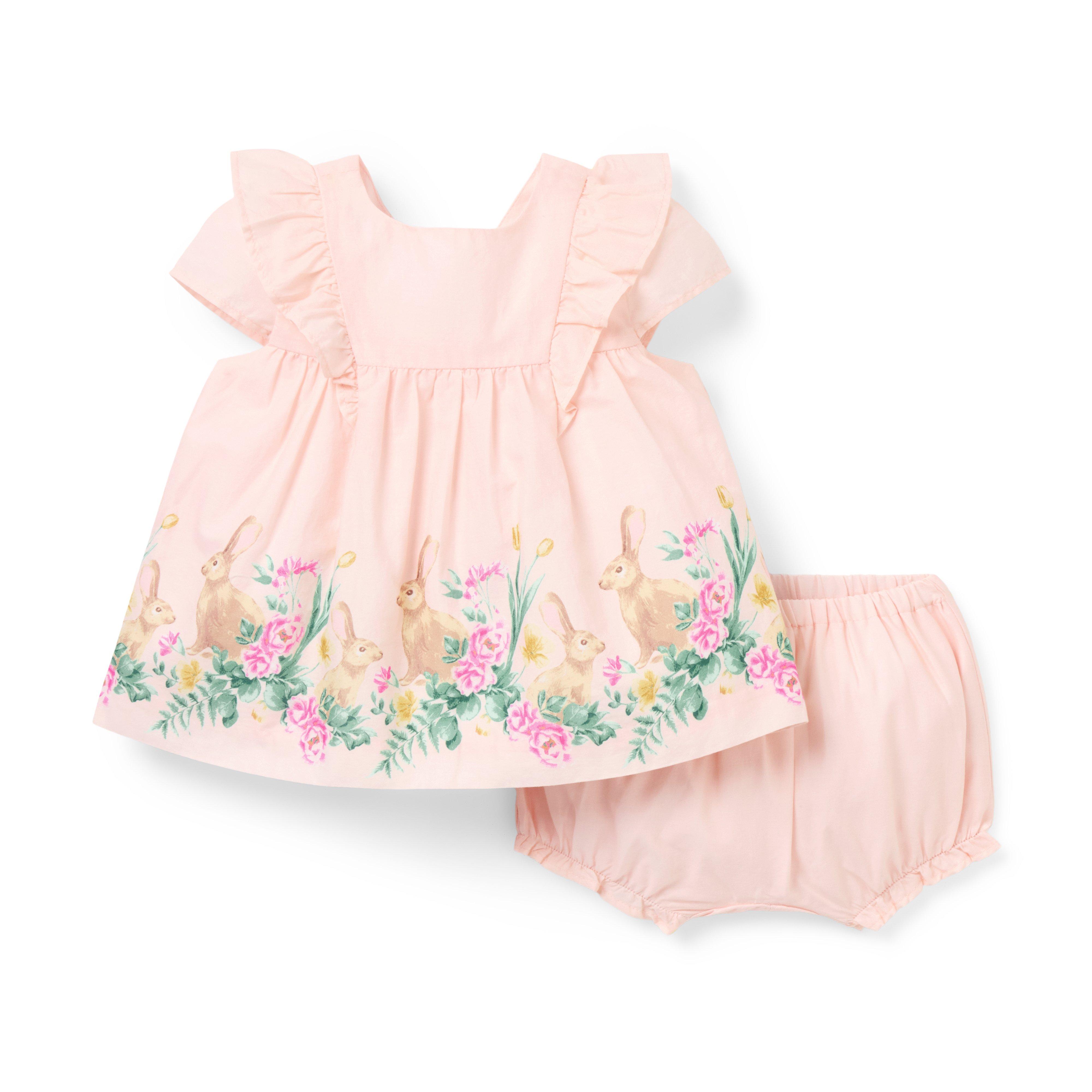 The Bunny Border Matching Baby Set