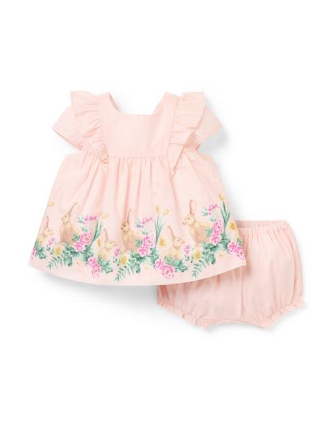 The Bunny Border Matching Baby Set