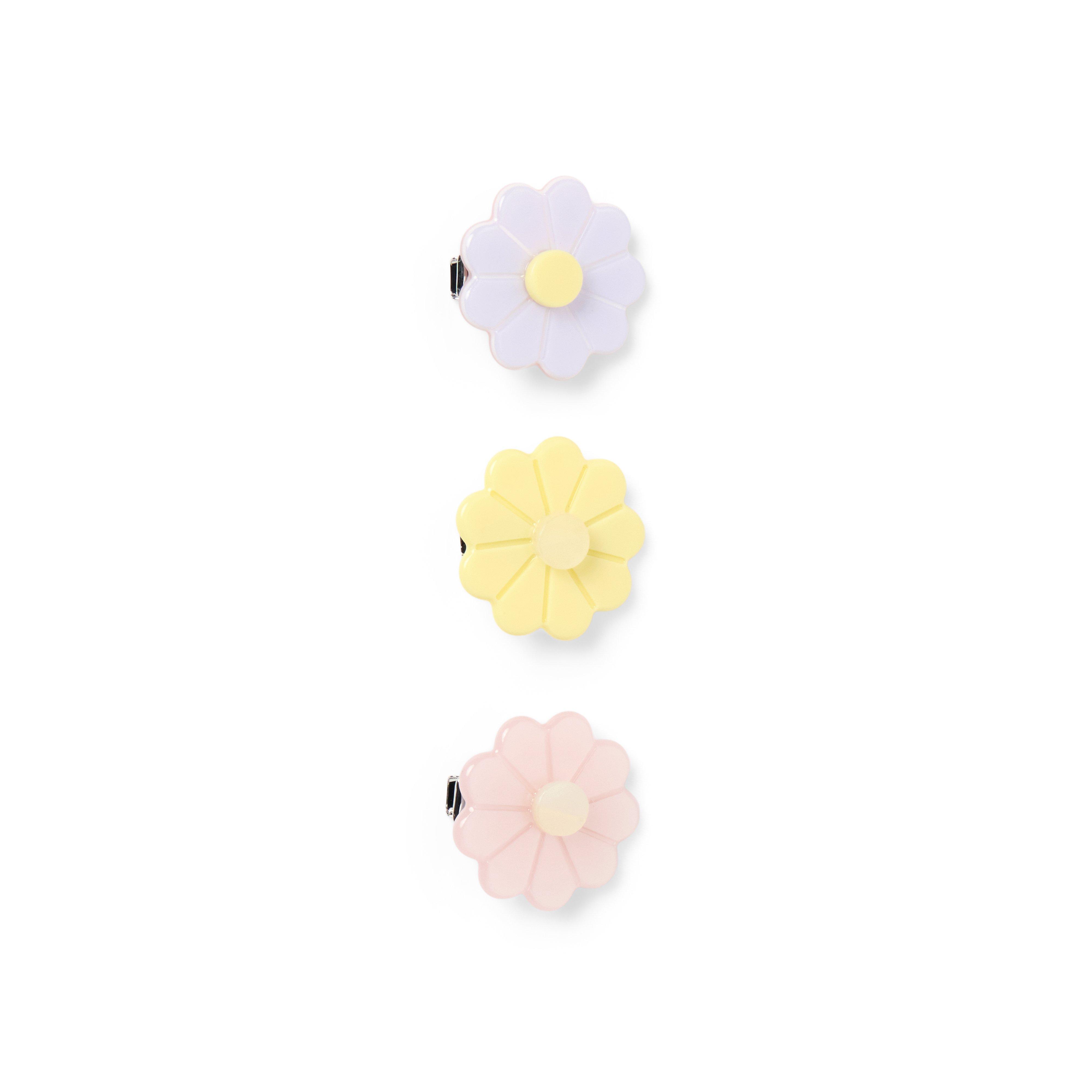 Flower Barrette Set