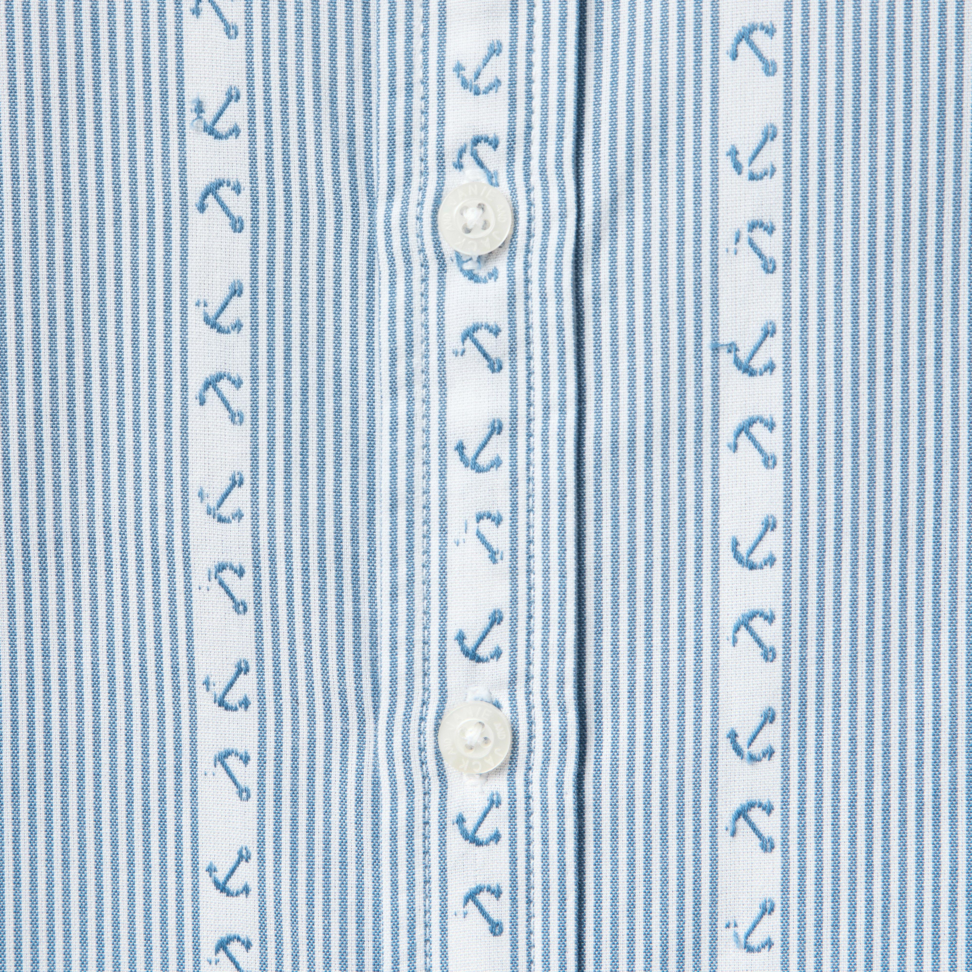 Anchor Stripe Jacquard Shirt image number 1
