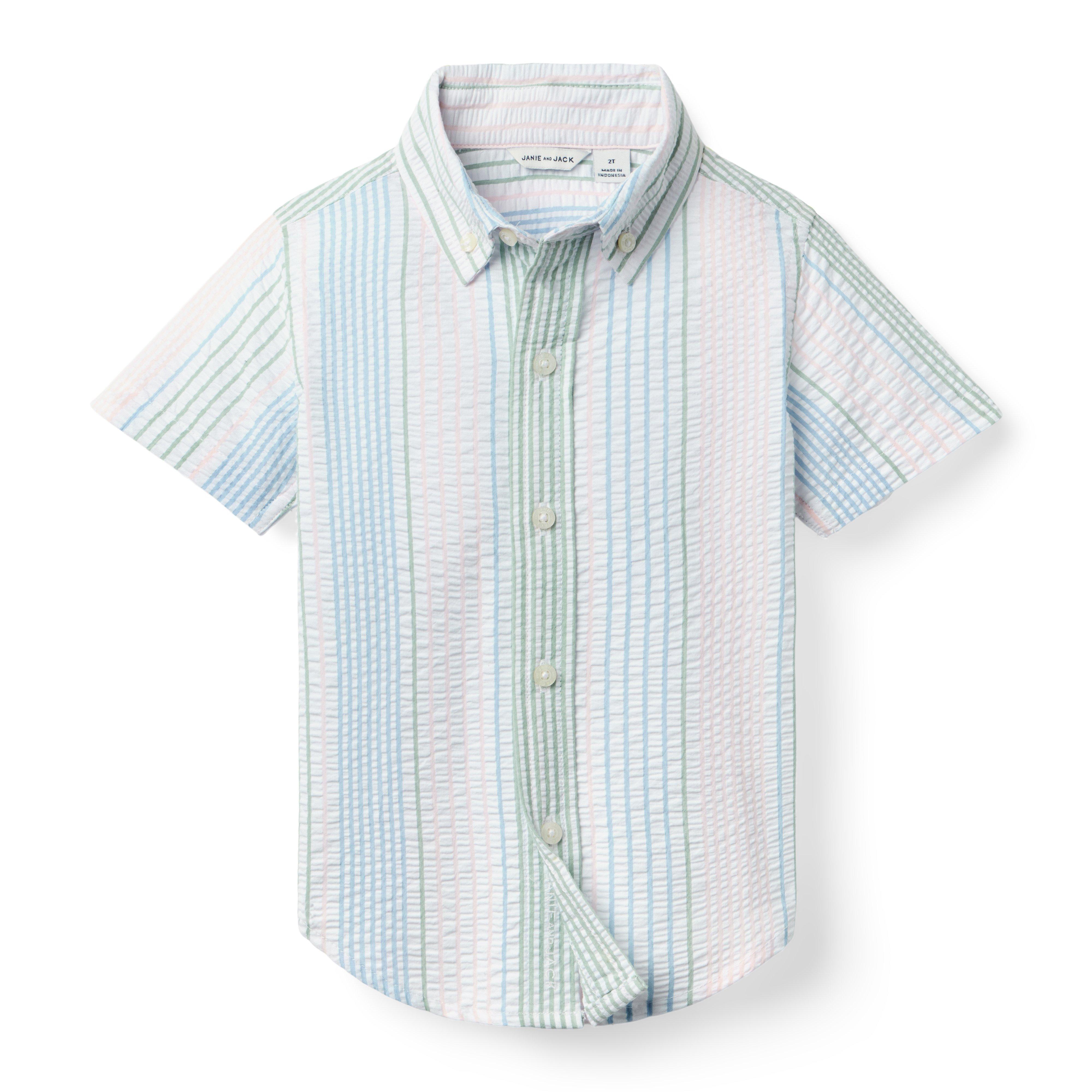 Striped Seersucker Shirt