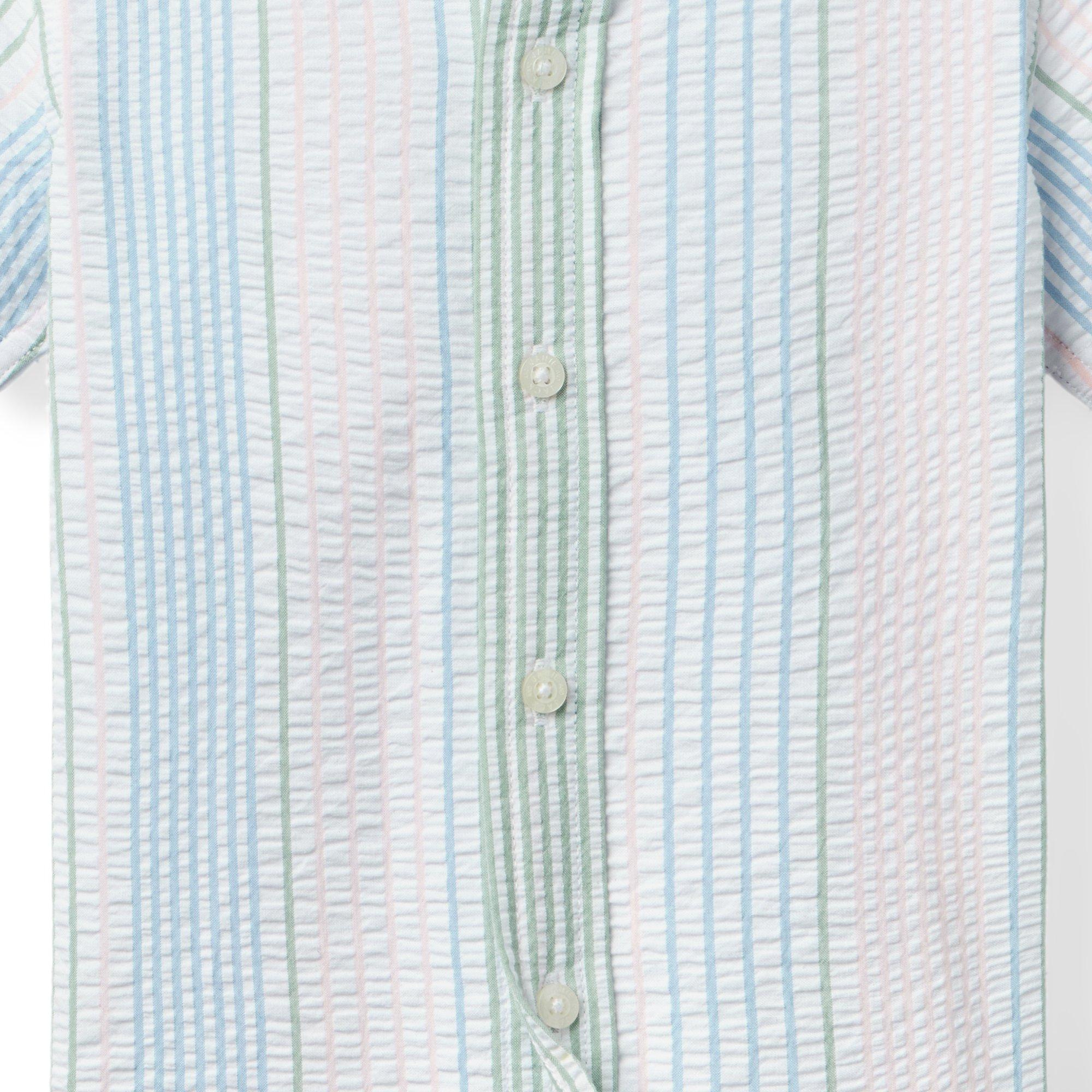 Striped Seersucker Shirt image number 1