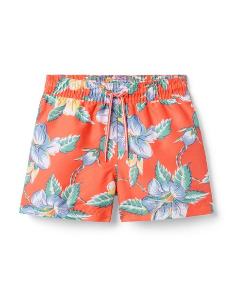 Recycled Floral Swim Trunk