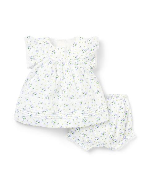 The Floral Pintuck Matching Baby Set