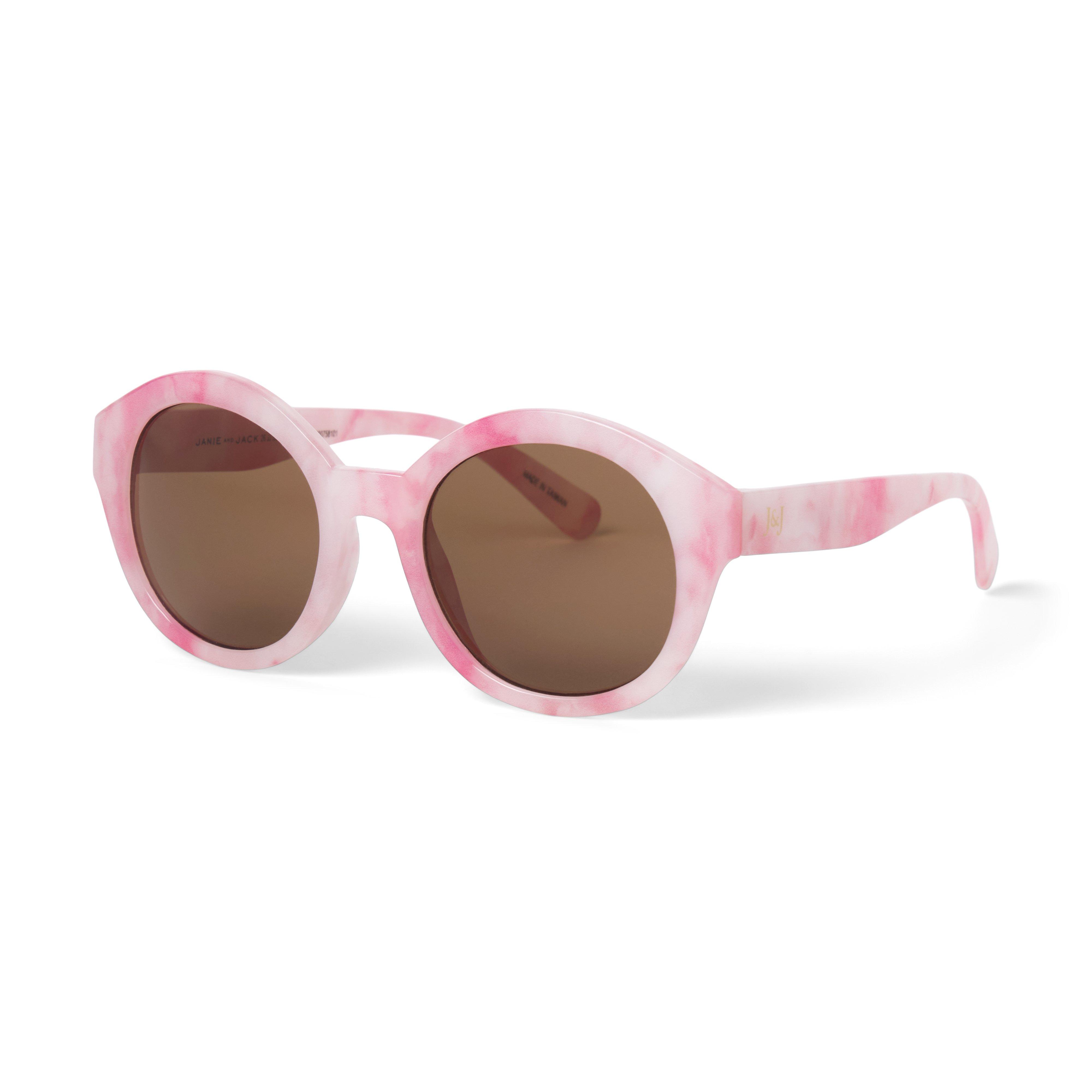 Marbled Round Sunglasses 