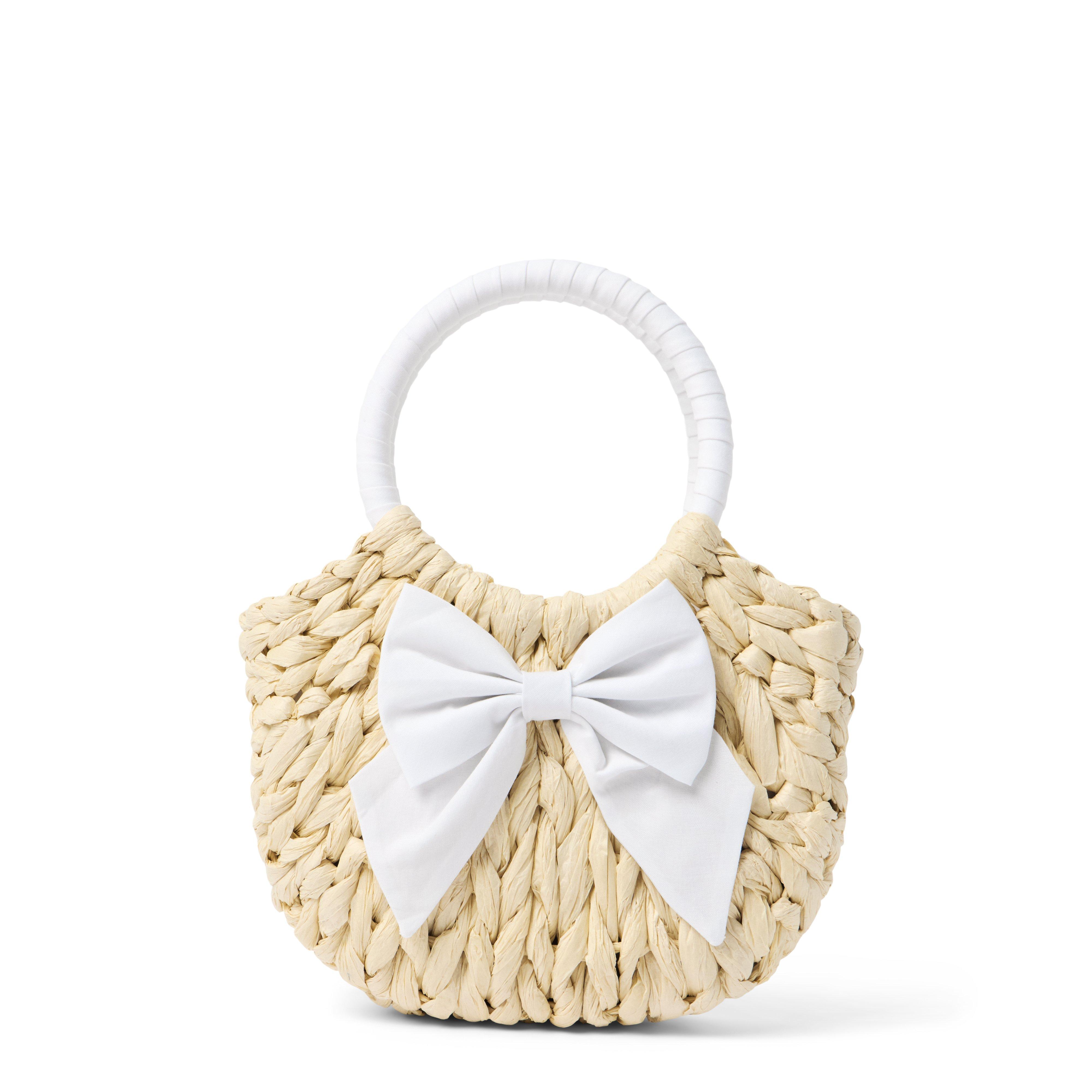 Straw Bow Purse