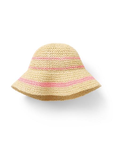 Striped Straw Hat